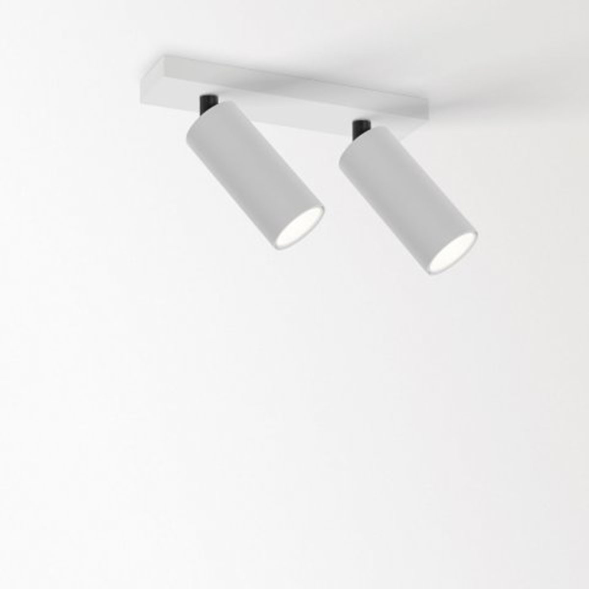 DeltaLight SPY 52 ON 2 92720 DIM8 Aufbaustrahler, Ø: 5,2 cm, L: 12 cm Weiß, Extra-Warmweiß 2700K, 20° Weiß Modern & neutral – Design- für Flur schwenkbar & drehbar