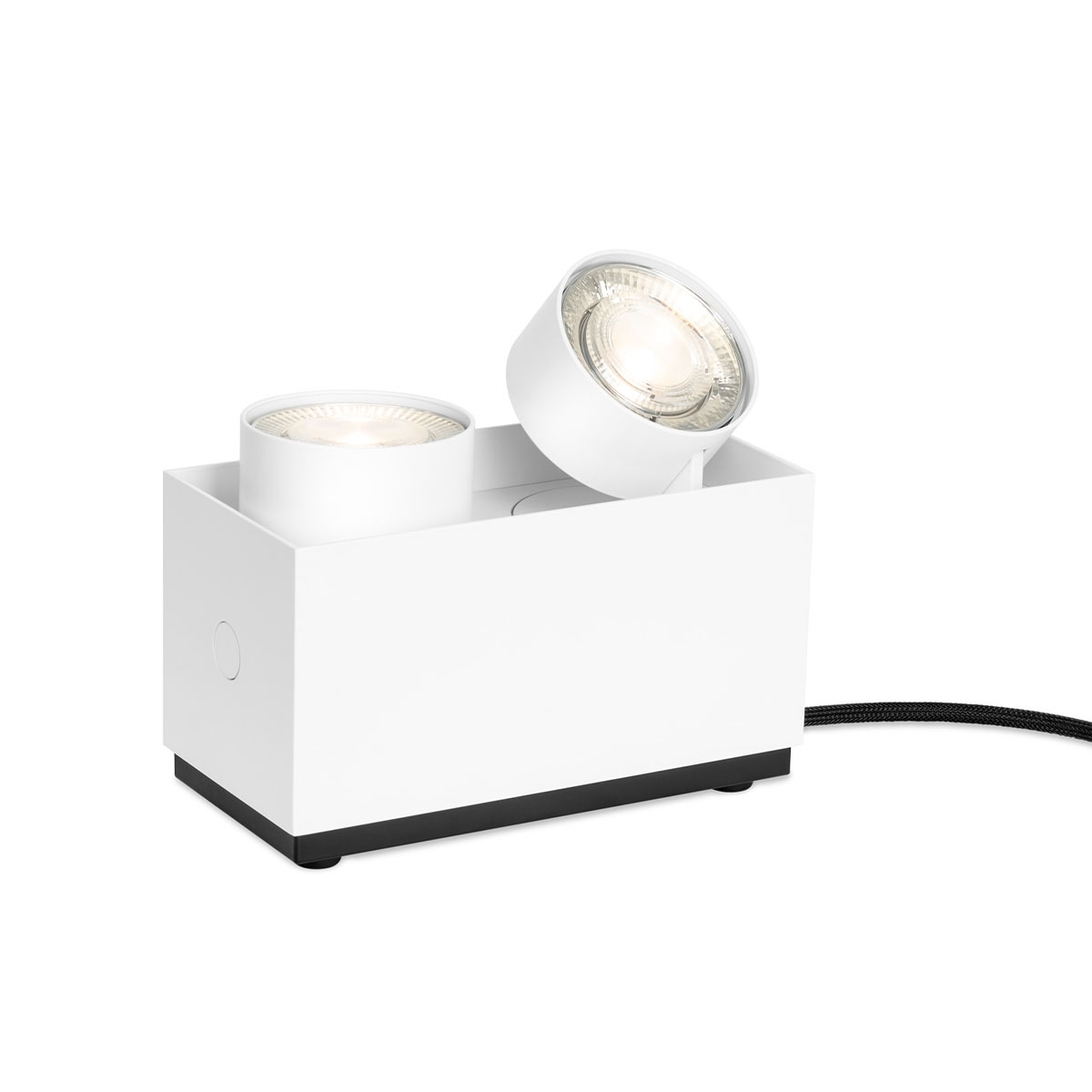 Wittenberg 4.0 Parkett Bodenleuchte wi4-bod-2e-hb, Weiß matt, Extra-Warmweiß 2700K, Spot 12°