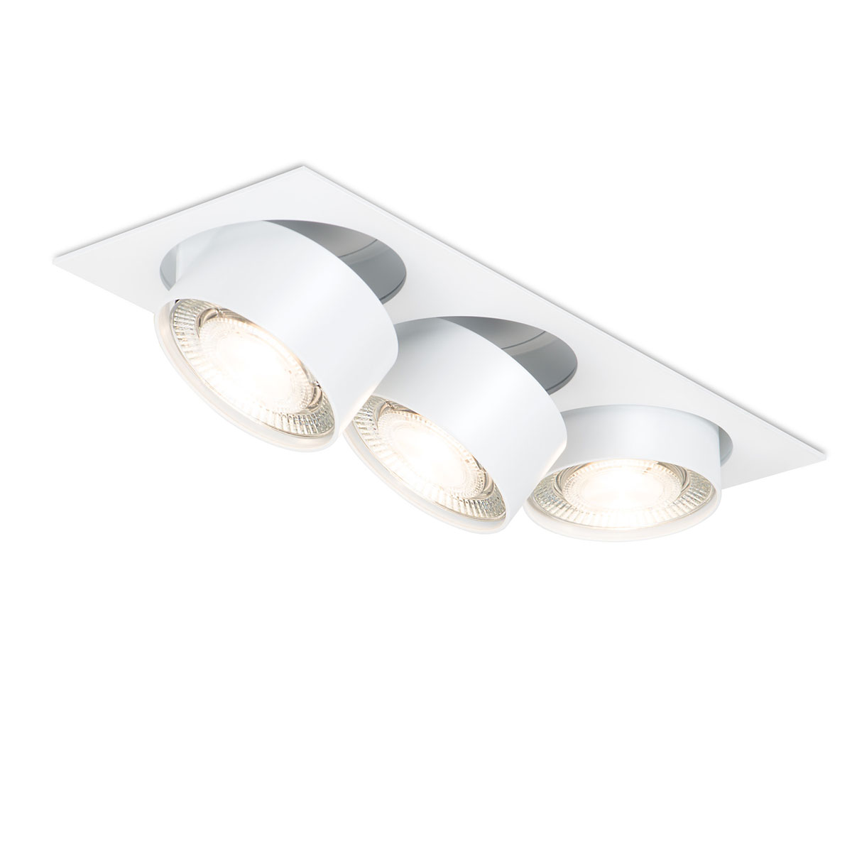 Wittenberg 4.0, wi4-eb-3e Einbaustrahler, Weiß matt, Extra-Warmweiß 2700K, Spot 12° Wittenberg 4.0, wi4-eb-3e Einbaustrahler, Schwarz matt, Warmweiß 3000K, Flood 38°