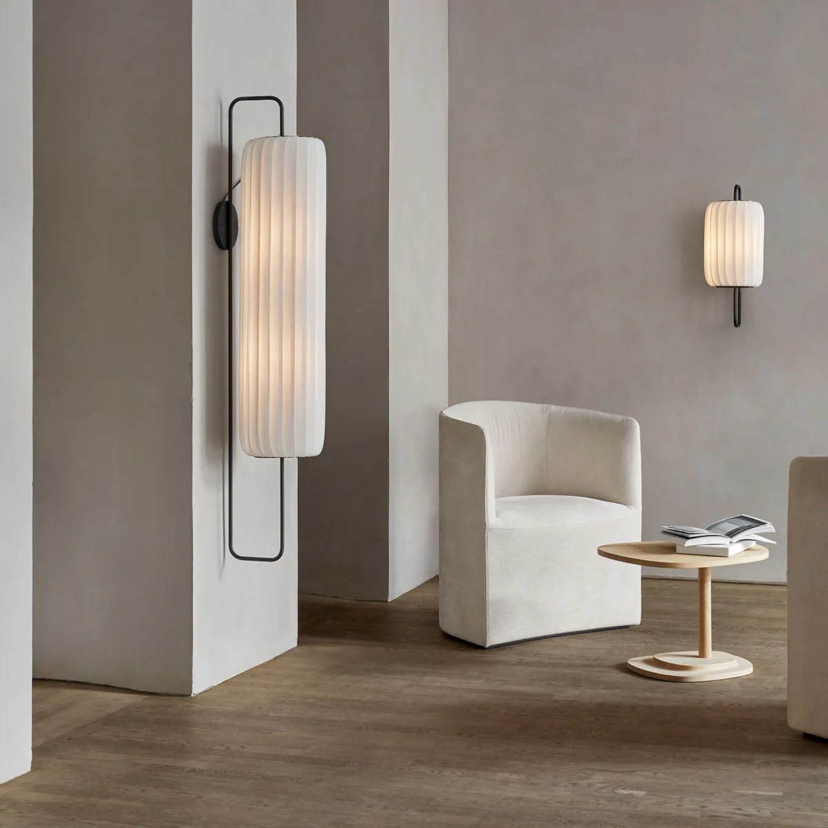 TR37 Stehleuchte, PC / Vliesstof, Ø: 25 cm, H: 142 cm
