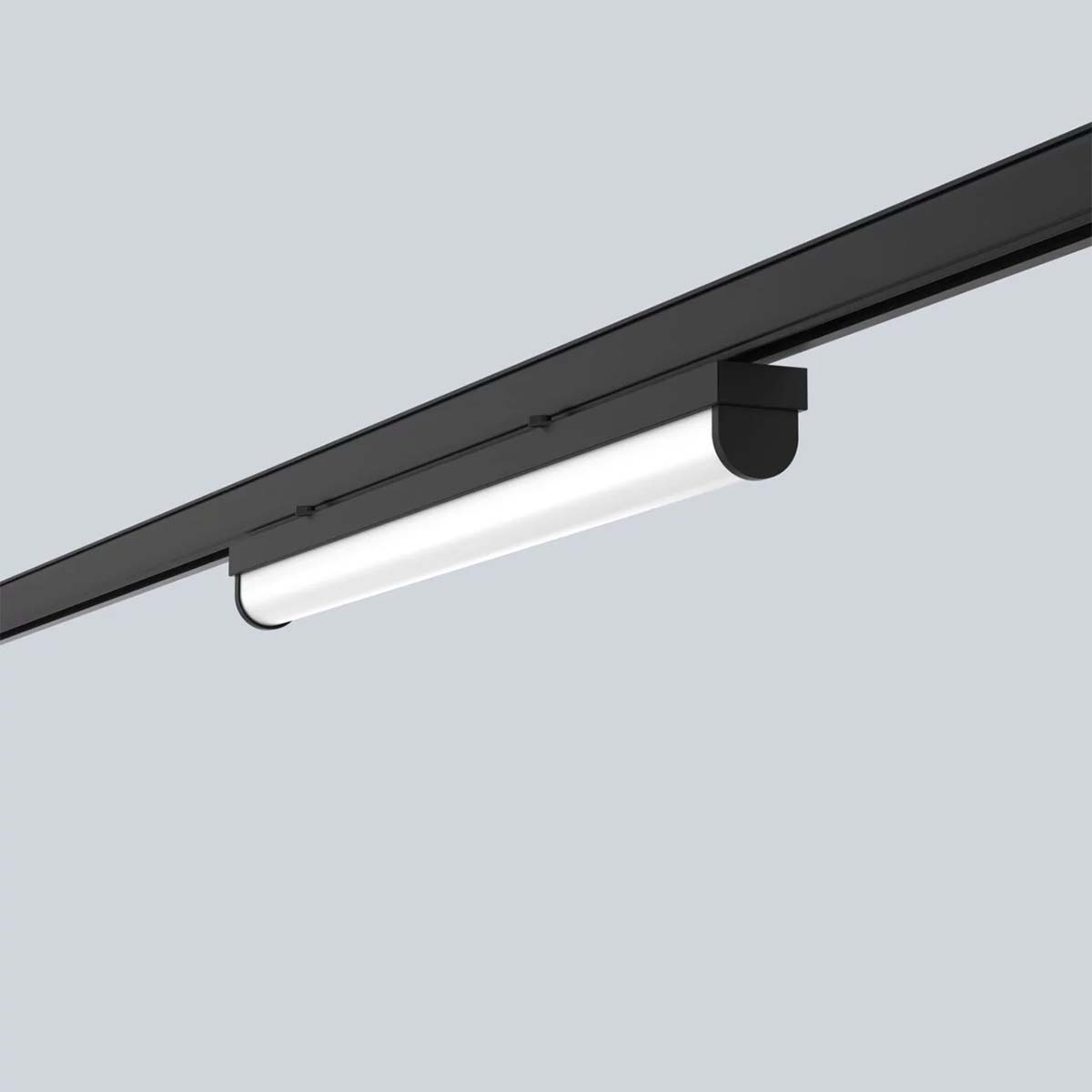 Mawa Design ts-str2-600 Tesechzehn Stromschienenstrahler, Schwarz matt, L: 60 cm, Warmweiß 3000K, DALI