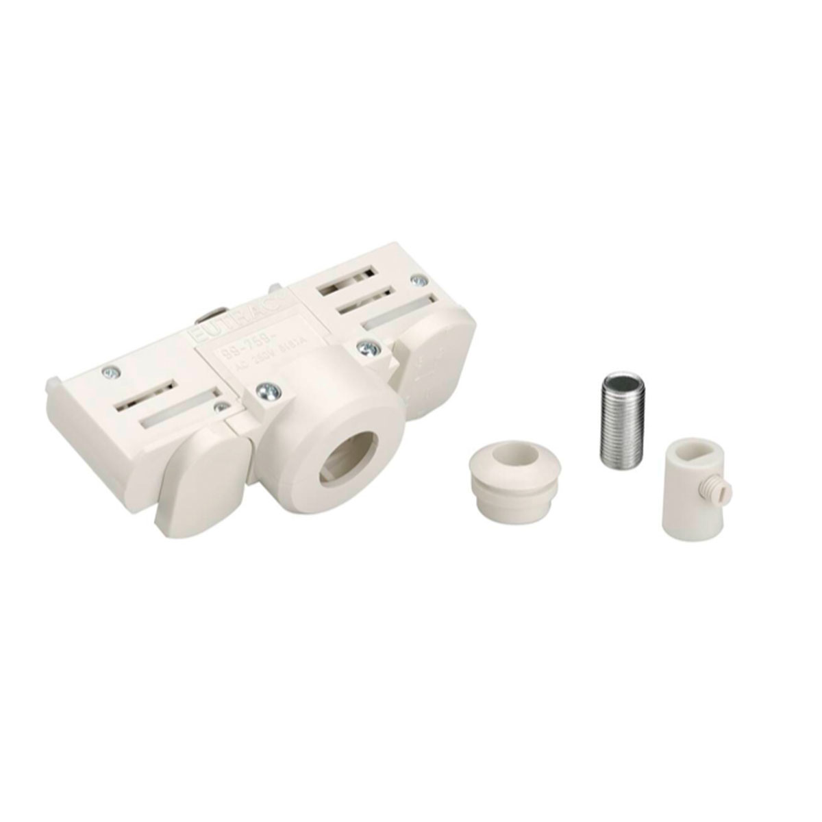 Eutrac 3-Phasen Pendelleuchten Adapter, Weiß Eutrac 3-Phasen Pendelleuchten Adapter, Weiß