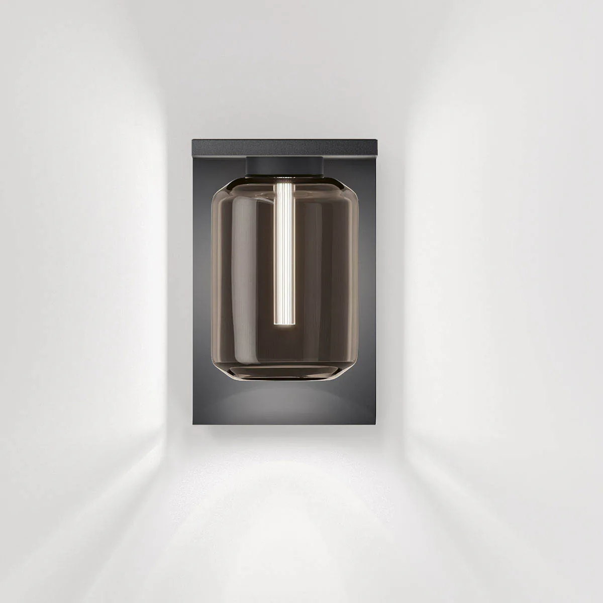 Außen Wandleuchte moderne Laterne ansciht von vorne