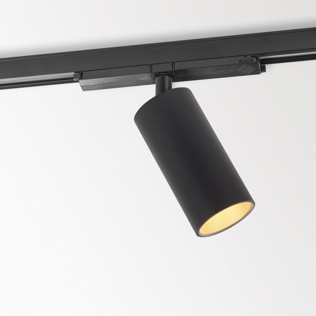 SPY 66 93045 ADM DIM5 Schienenstrahler, DALI dimmbar, Ø: 6,6 cm, Schwarz, Warmweiß 3000K, 45°