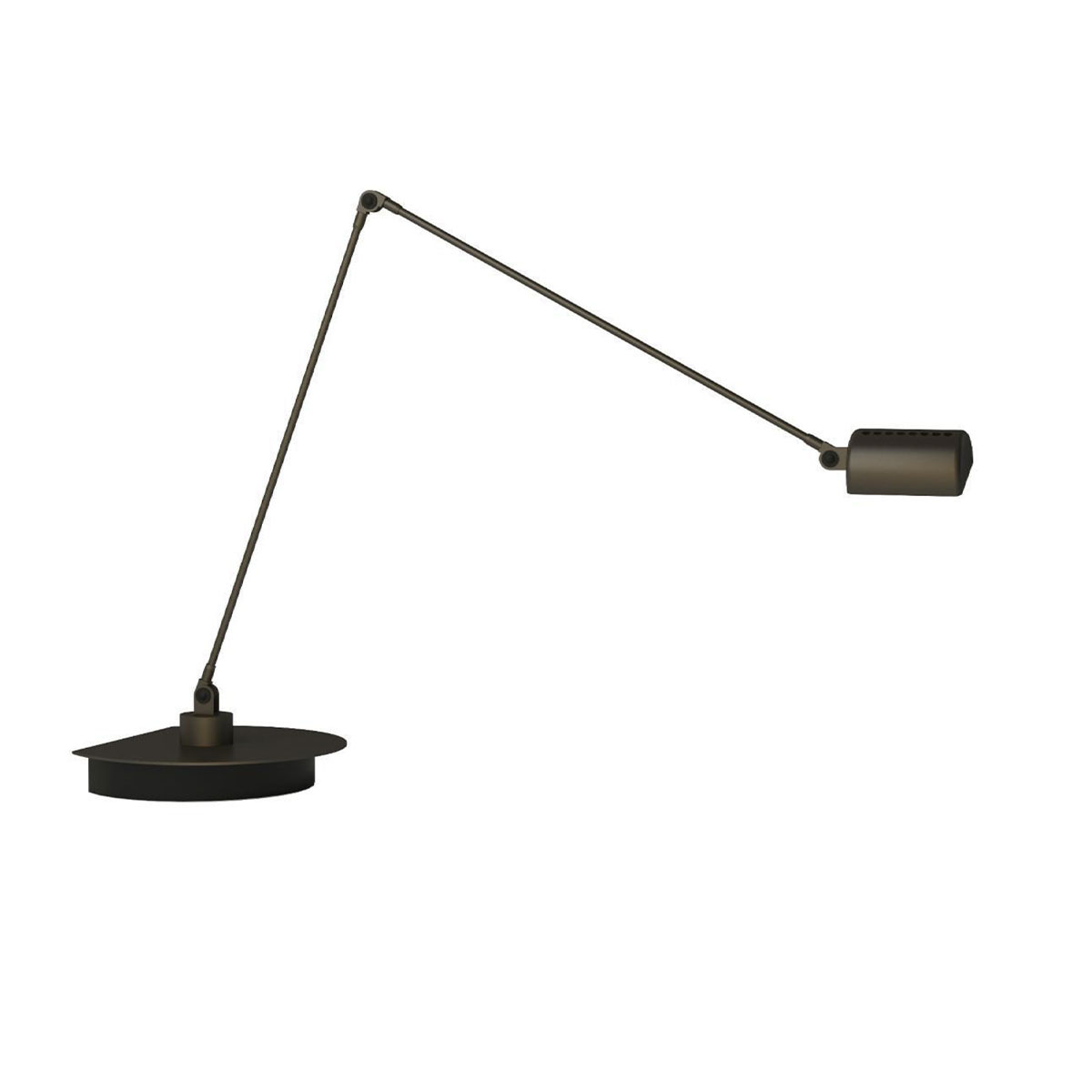 Daphine Cloe LED Tischleuchte, H: 50 cm, Bronze metallic, Extra-Warmweiß 2700K