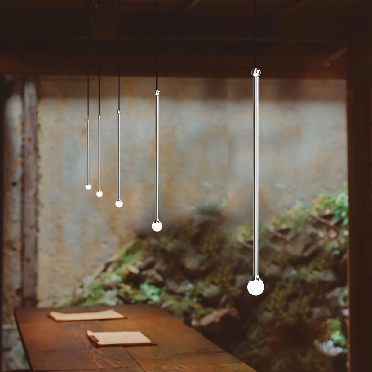 Storm 1704-20 Pendelleuchte, Schwarz, H: 33 cm