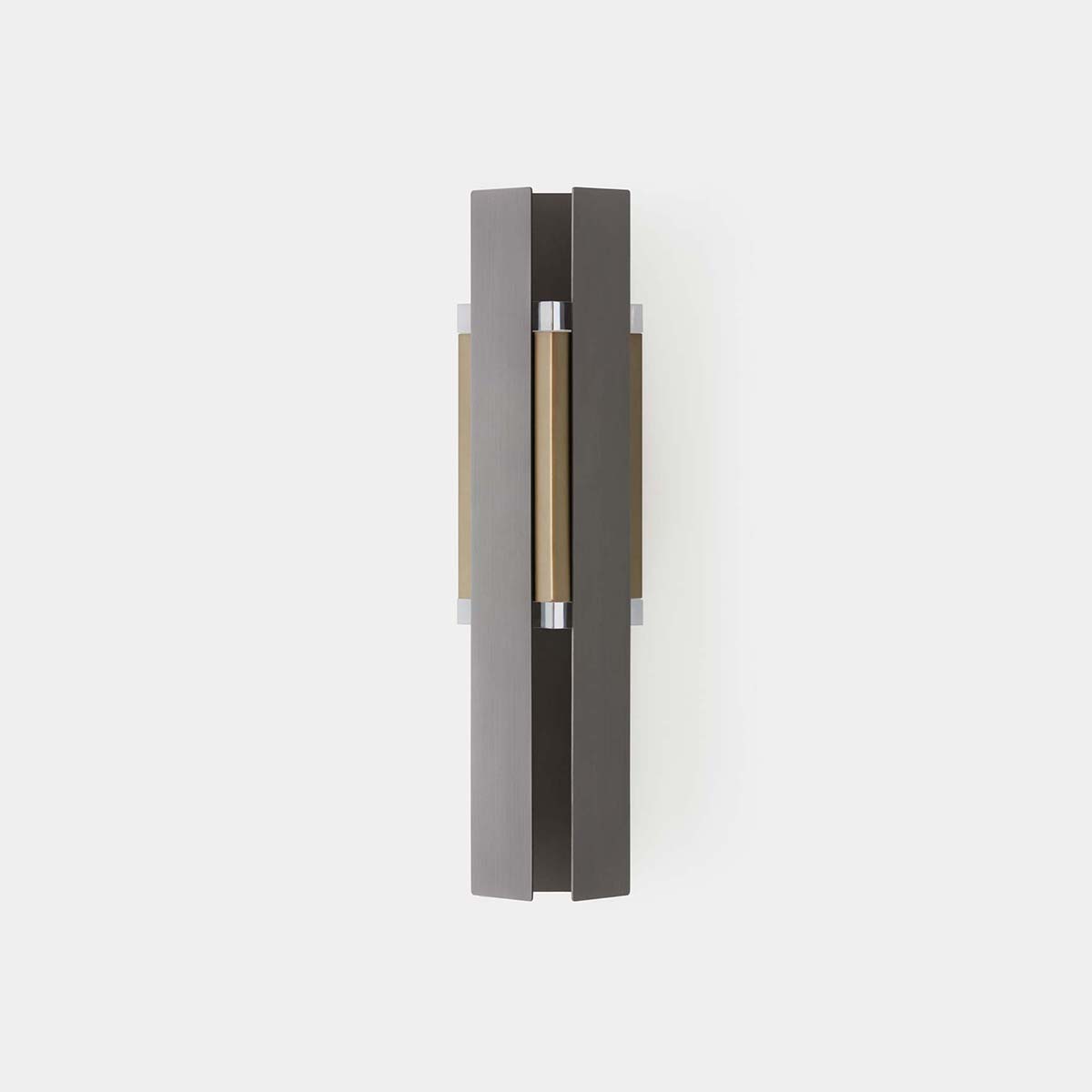 TOOY_Excalibur_559_41_brass TOOY Excalibur 559.41 Wandleuchte Ø: 38 cm, H: 45 cm Sandschwarz / Messing gebürstet