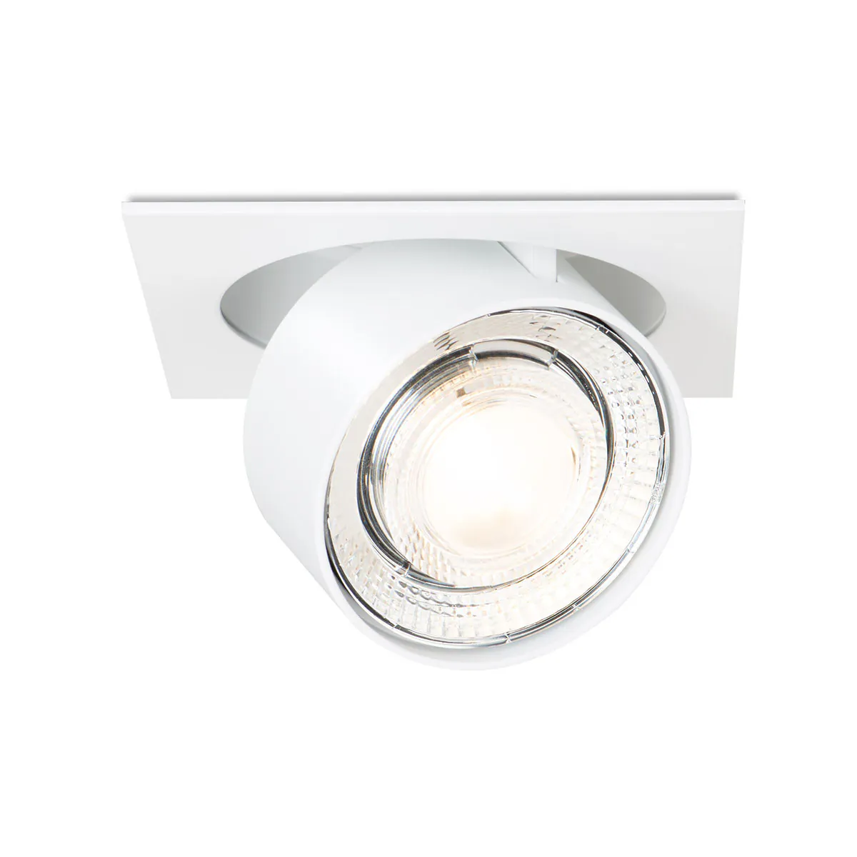 Wittenberg 4.0, wi4-eb-1e Einbaustrahler, Schwarz matt, Warmweiß 3000K, Flood 38°