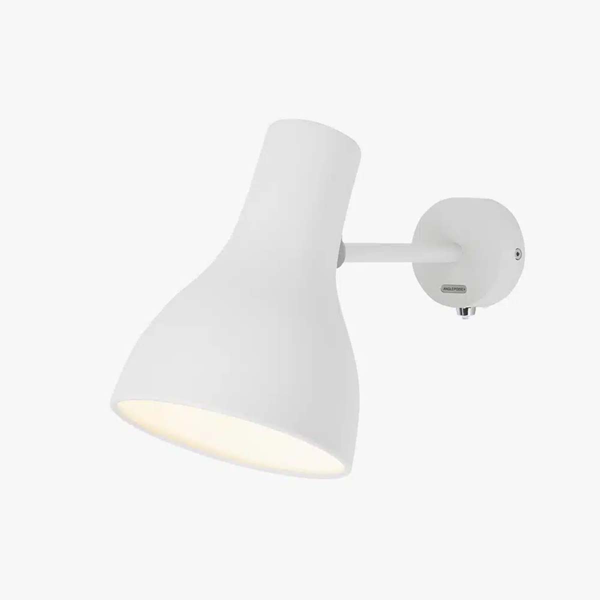 Anglepoise Type 75 Wandleuchte, Ø: 14,5 cm, H: 19,2 cm, Alpine White, Ohne Kabel