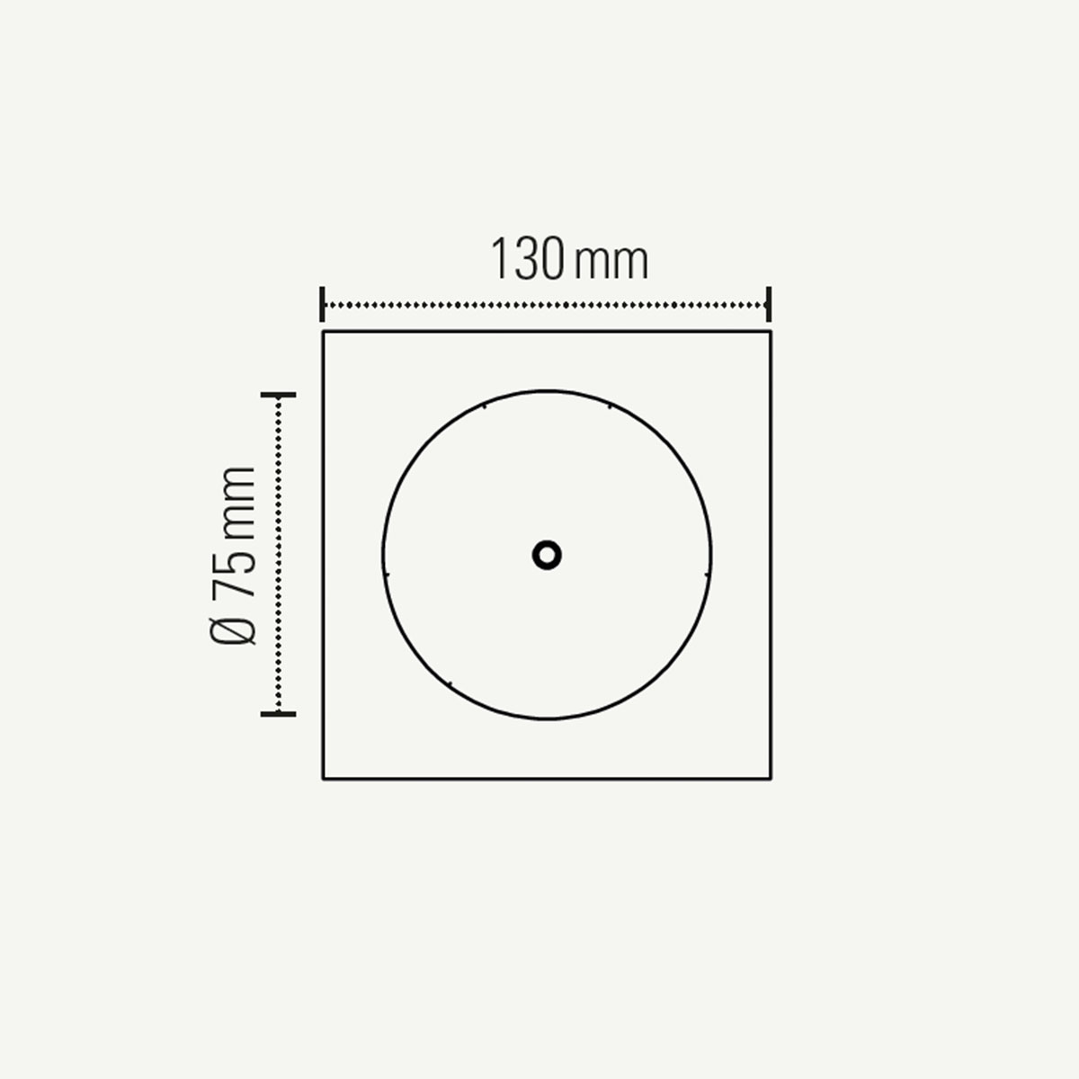 Broche M & L Zubehör, Trappe 75 Einbaubaldachin