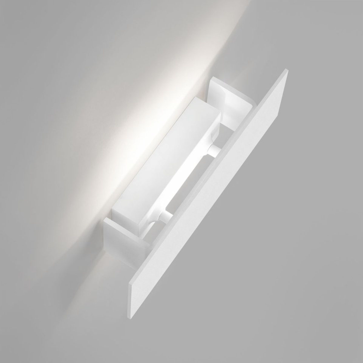 WA-T SOFT DIM8 Wandleuchte, B: 28 cm, H: 10 cm, Schwarz & Vergoldet Mat