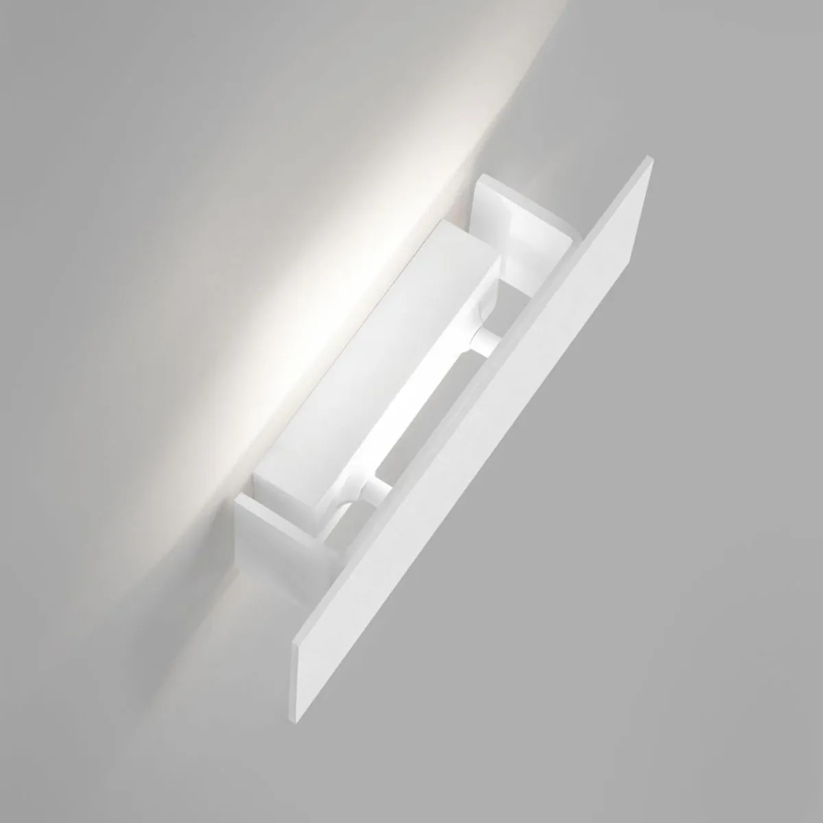 WA-T SOFT DIM8 Wandleuchte, B: 28 cm, H: 10 cm, Schwarz & Vergoldet Mat