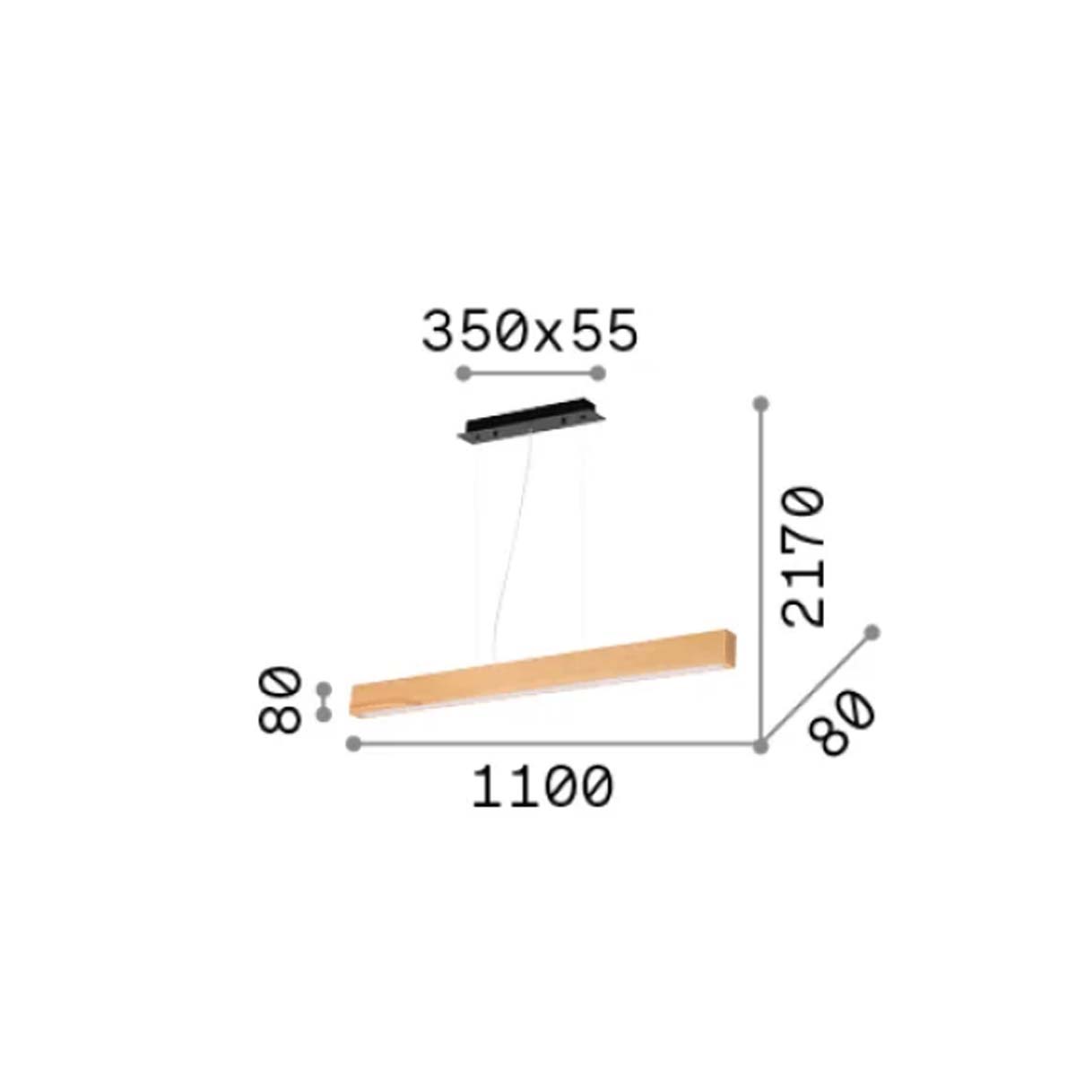 Craft SP Pendelleuchte, L :110 cm
