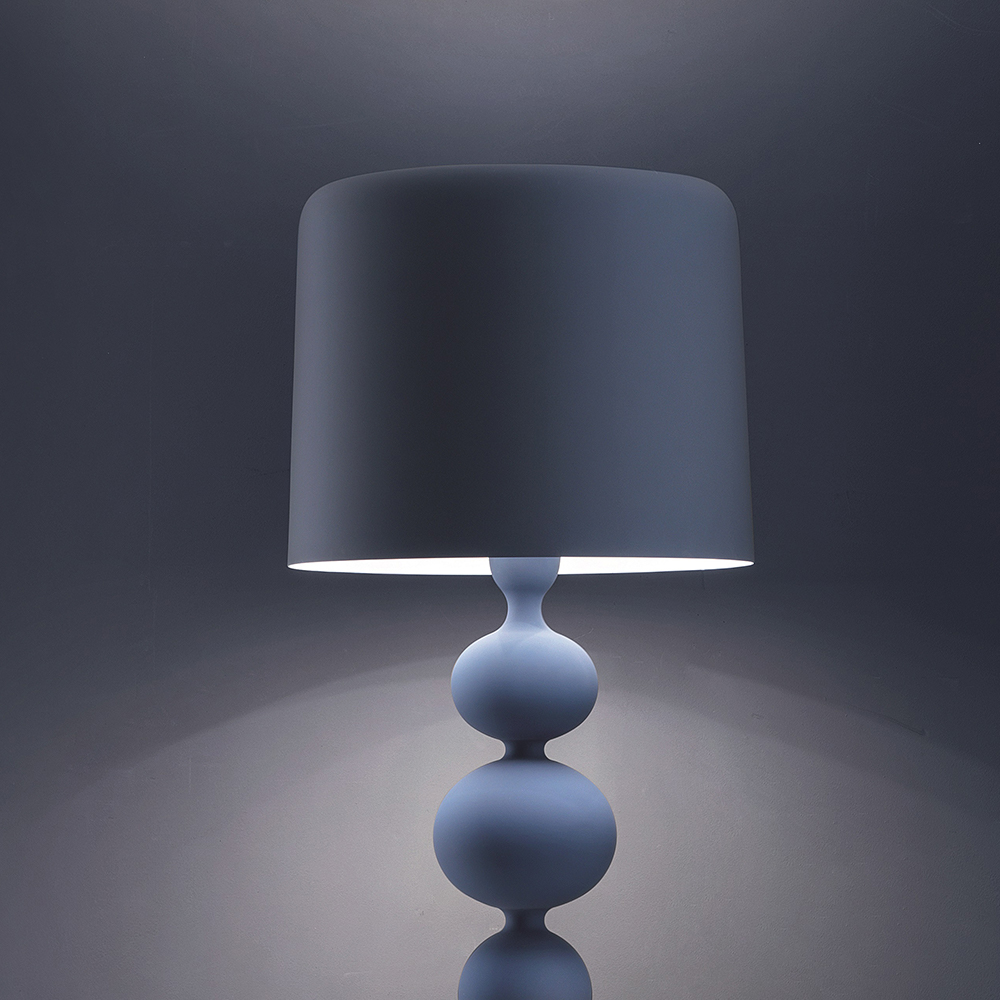 Eva STL3+1 Stehleuchte, H: 180 cm, Weiß matt Eva STL3+1 Stehleuchte, H: 180 cm, Blattsilber