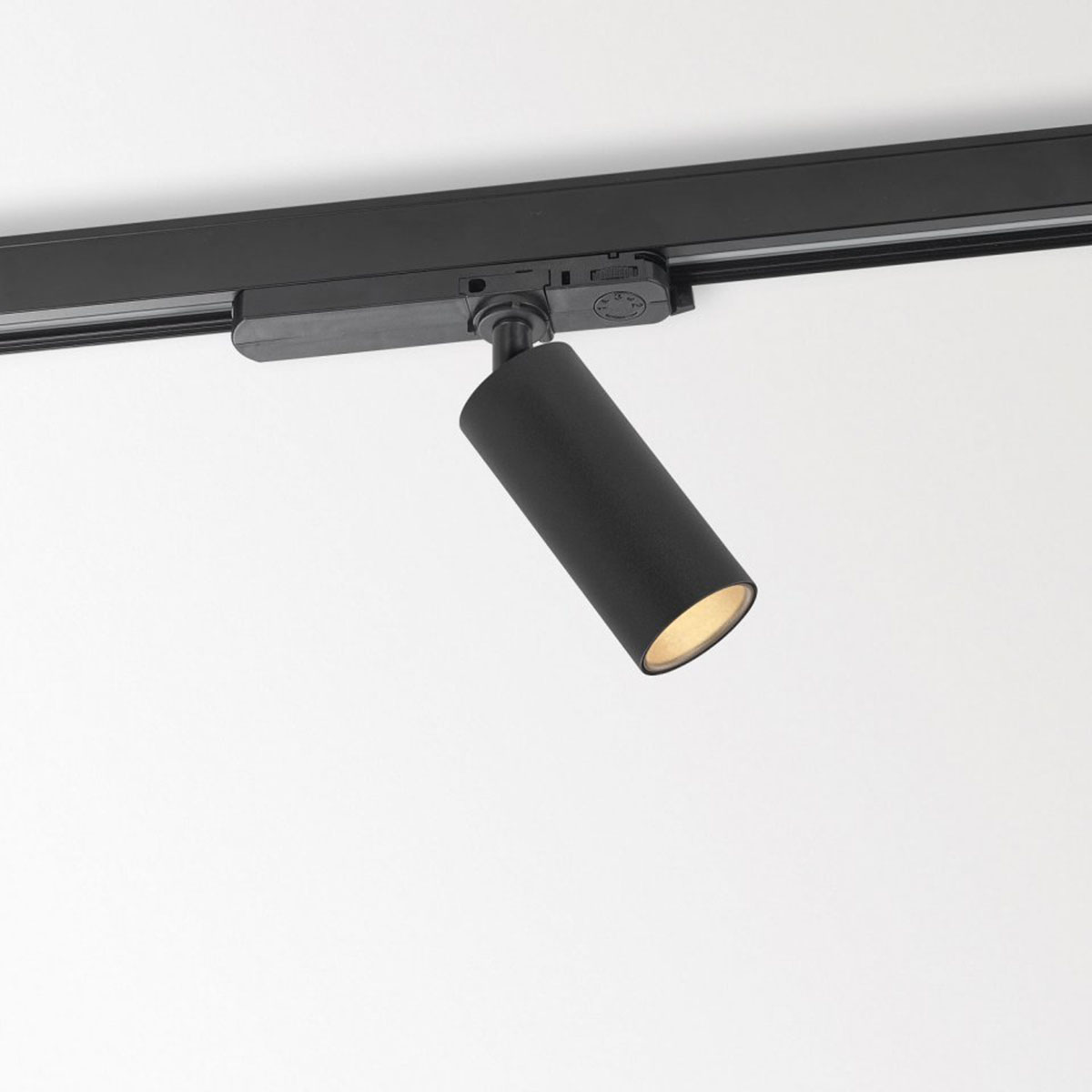 SPY 52 93045 ADM Schienenstrahler, Ø: 5,2 cm, Schwarz, Warmweiß 3000K, 45°