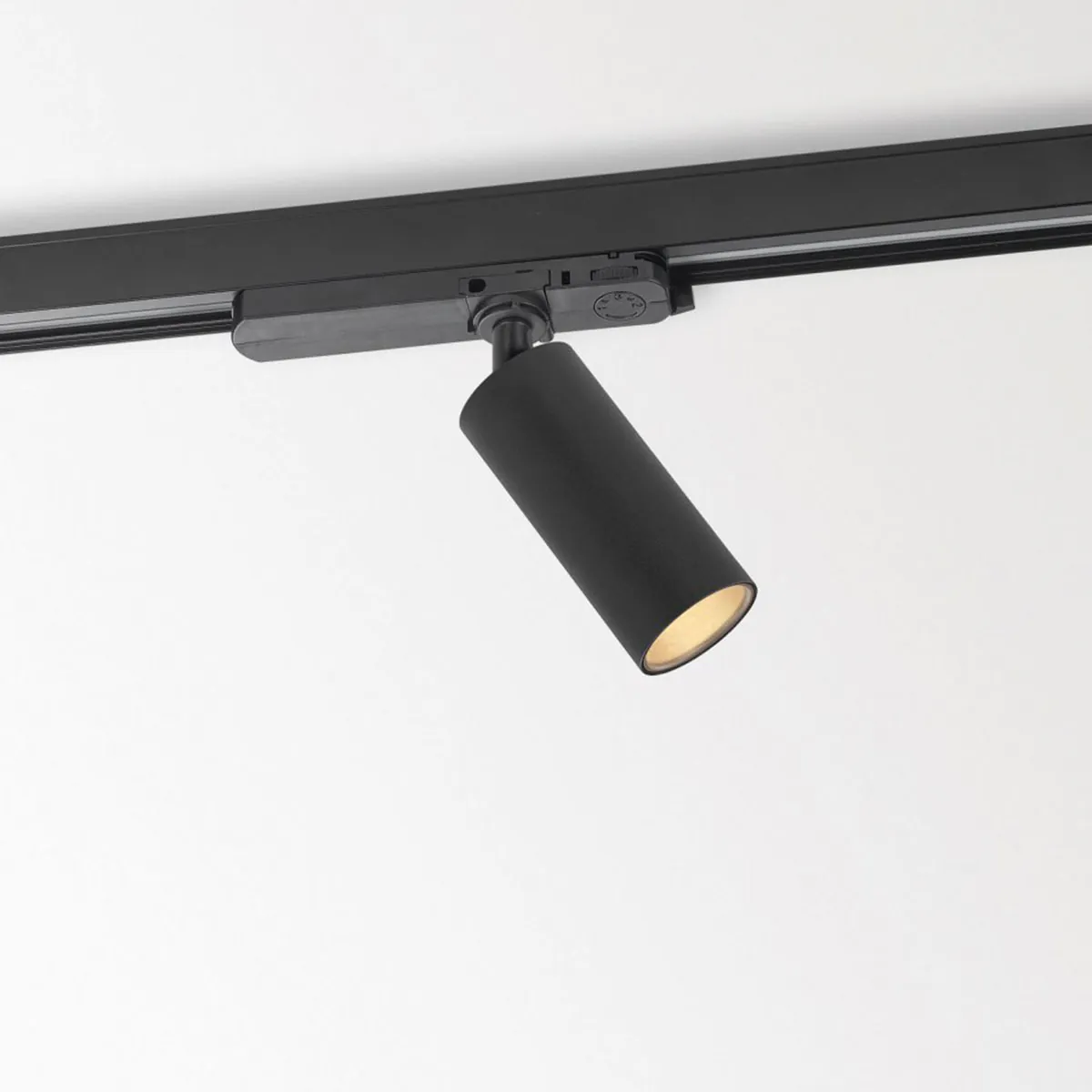 SPY 52 93045 ADM Schienenstrahler, Ø: 5,2 cm, Schwarz, Warmweiß 3000K, 45°