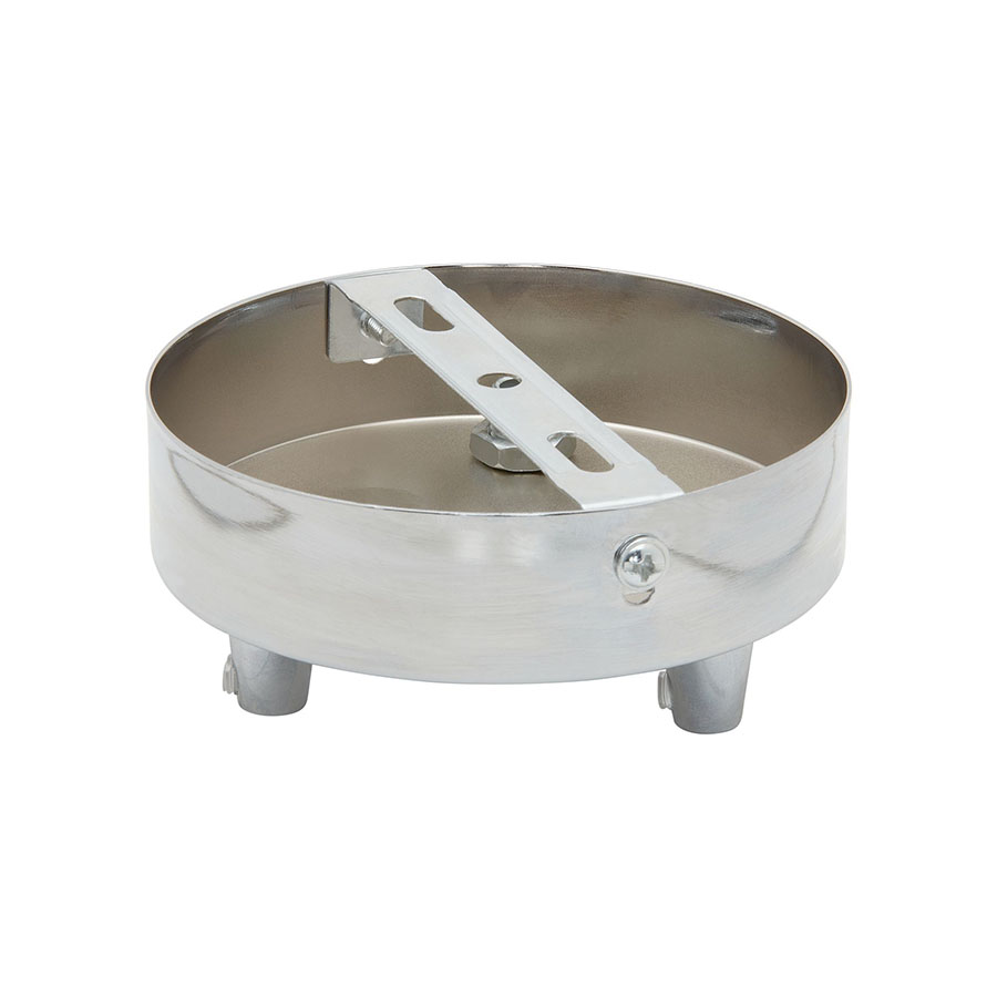 Lampen Baldachin Metall 3-fach Chrom, Ø: 10 cm x H: 2,5 cm Lampen Baldachin Metall 3-fach Chrom, Ø: 10 cm x H: 2,5 cm