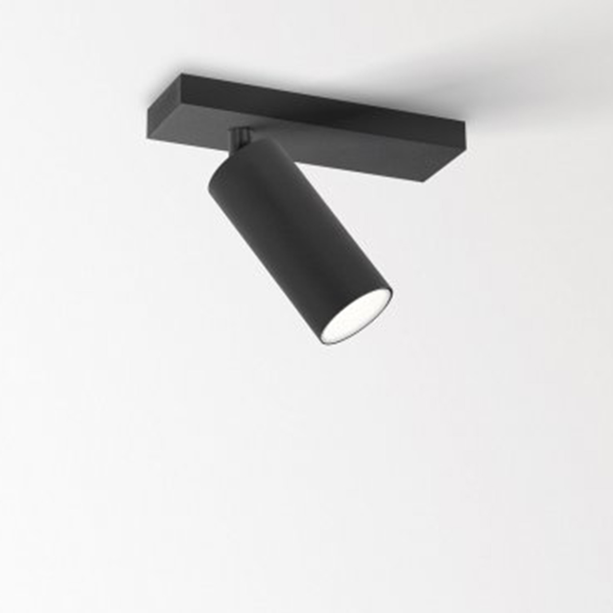 SPY 52 ON 1 93045 DIM8 Aufbaustrahler, Ø: 5,2 cm, L: 12 cm, Schwarz, Warmweiß 3000K, 45°