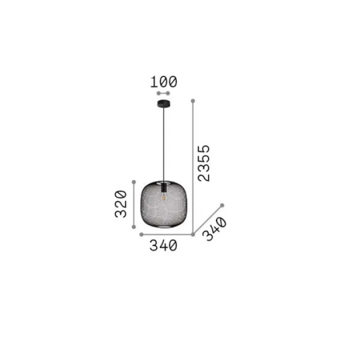 Net SP1 Pendelleuchte, Weiß, Ø 34 cm Net SP1 Pendelleuchte, Gold, Ø 34 cm