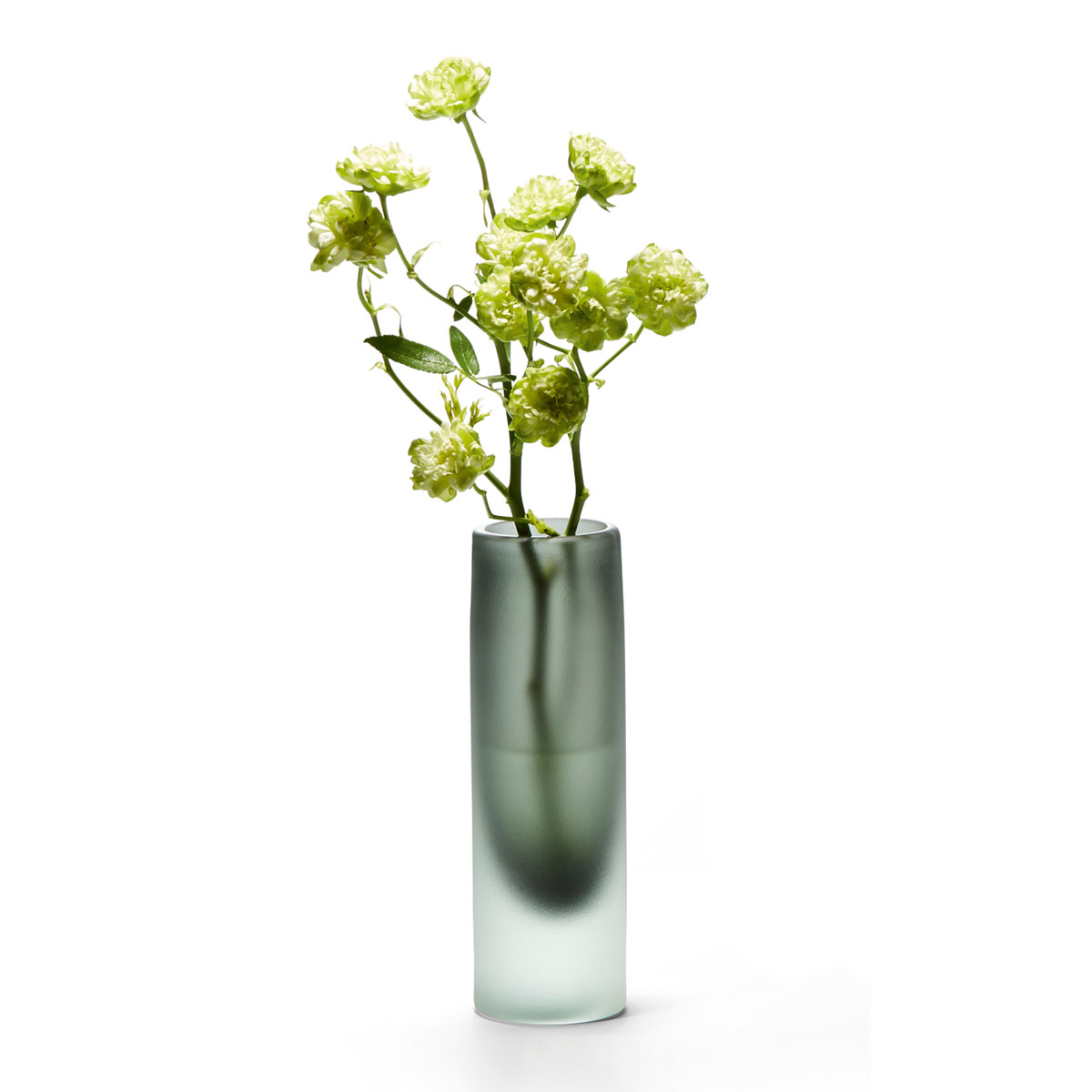 Nobis satinierte Glas Vase S, Ø: 6 cm, H: 20 cm