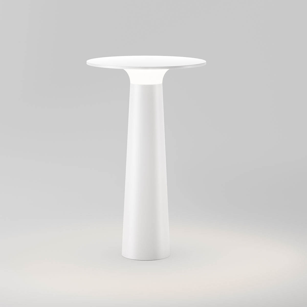 lix Mobile Akku Tischleuchte dim to warm 2700K – 1800K, Ø: 6 cm, H: 24,5 cm, charging base mit USB-C Kabel, Pearl white