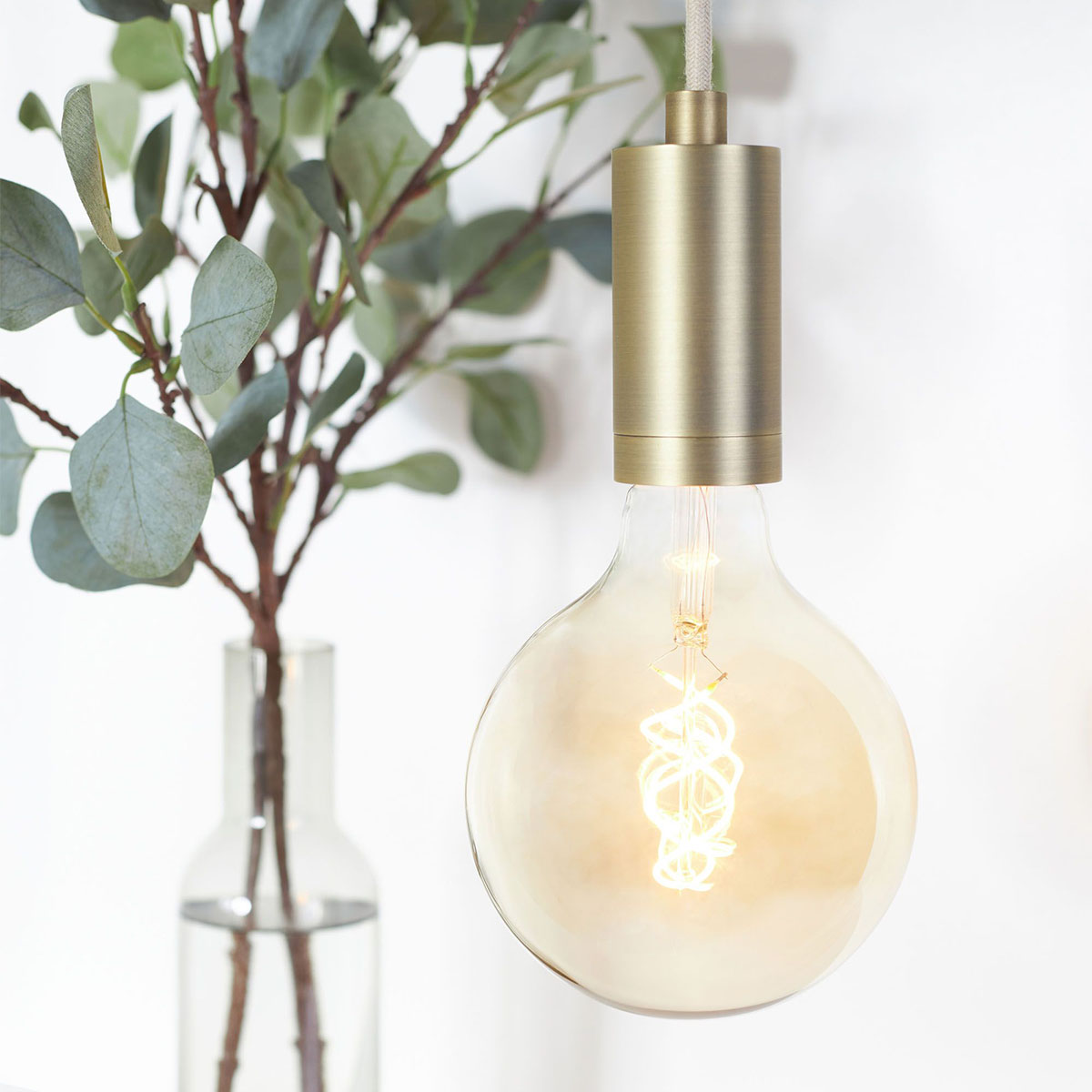 Lampenfassung E27 Aluminium Metallic patiniert