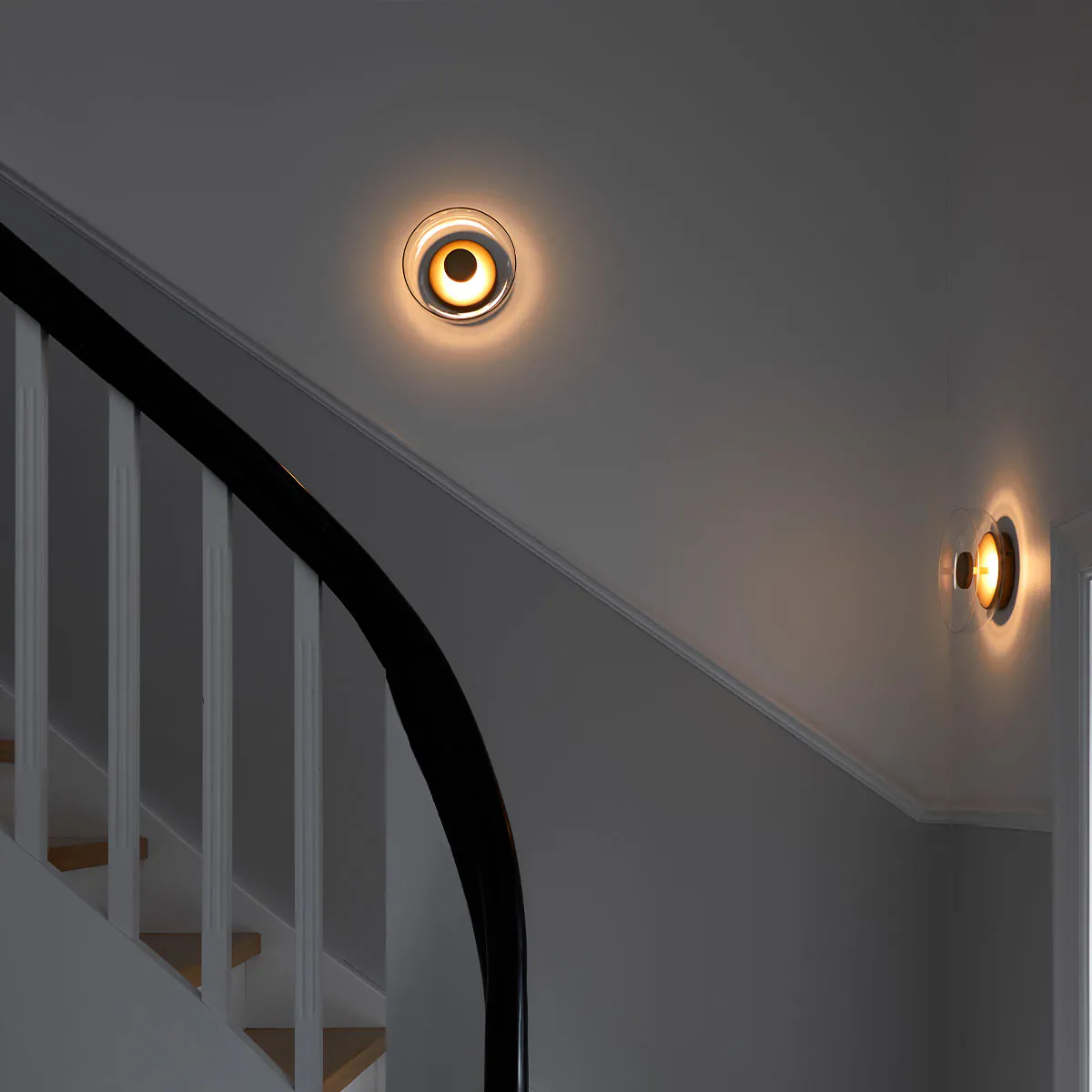 Blossi Wandleuchte, Ø: 23 cm, Opalglas