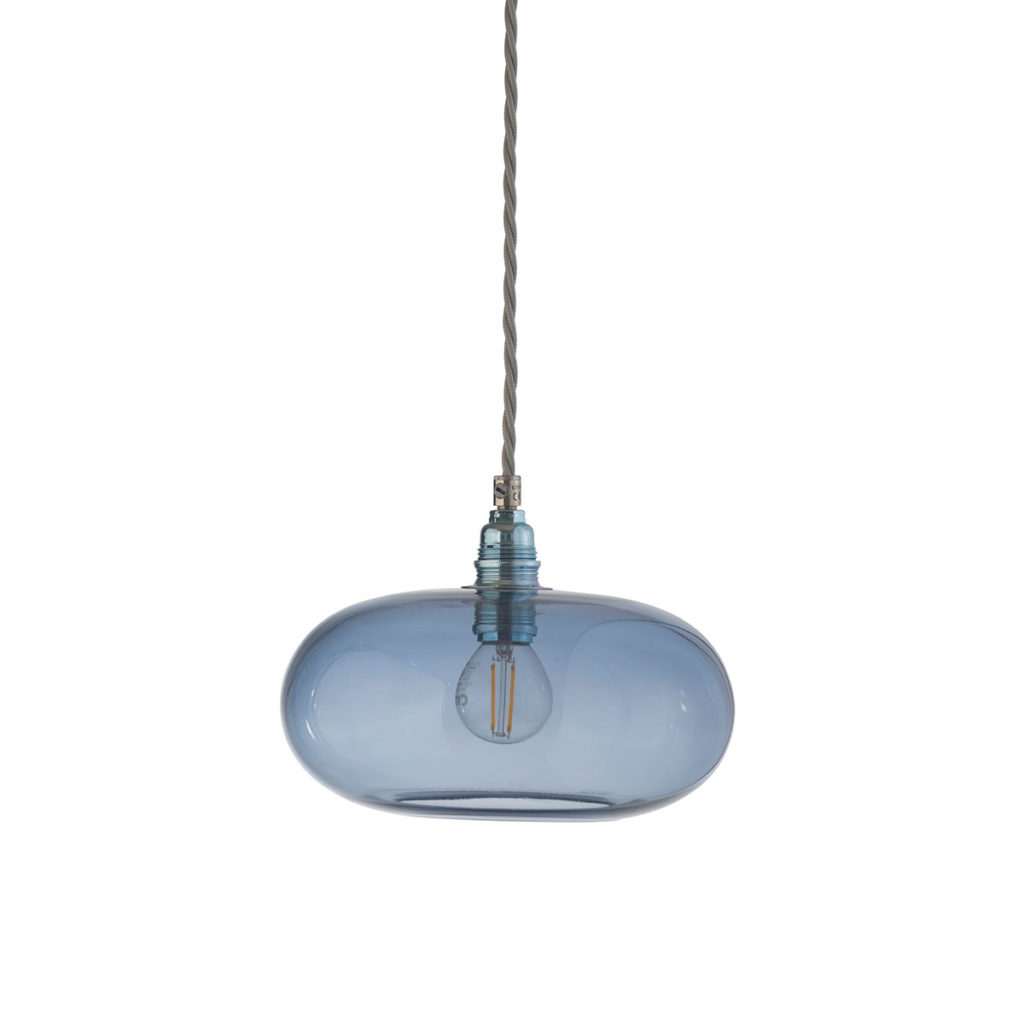 Horizon Pendelleuchte S Ø 21 cm, Deep Blue, Silber Horizon Pendelleuchte S Ø 21 cm, Deep Blue, Silber