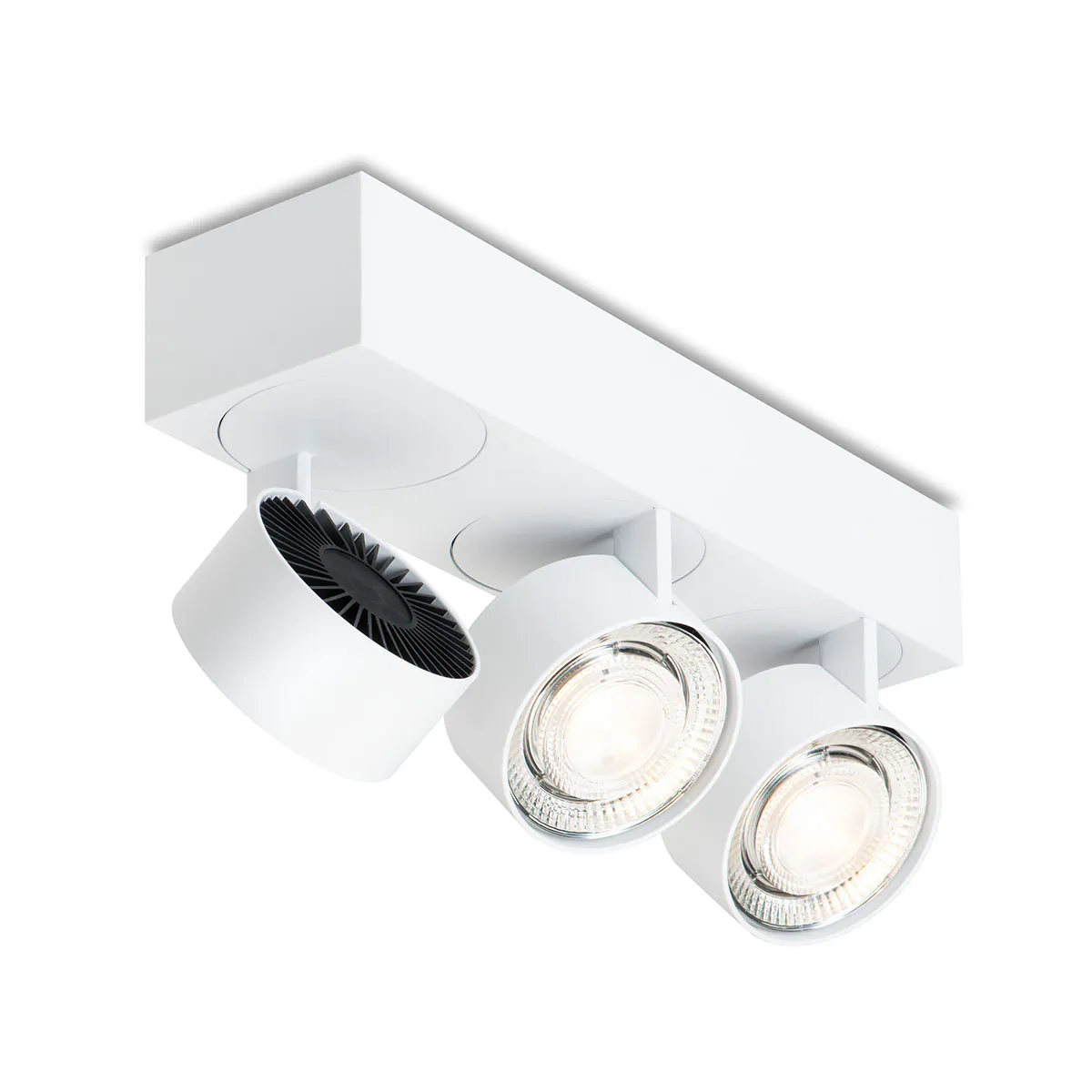 Wittenberg 4.0, wi4-ab-3e Aufbaustrahler, Weiß matt, Warmweiß 3000K, Flood 38°, Bluetooth