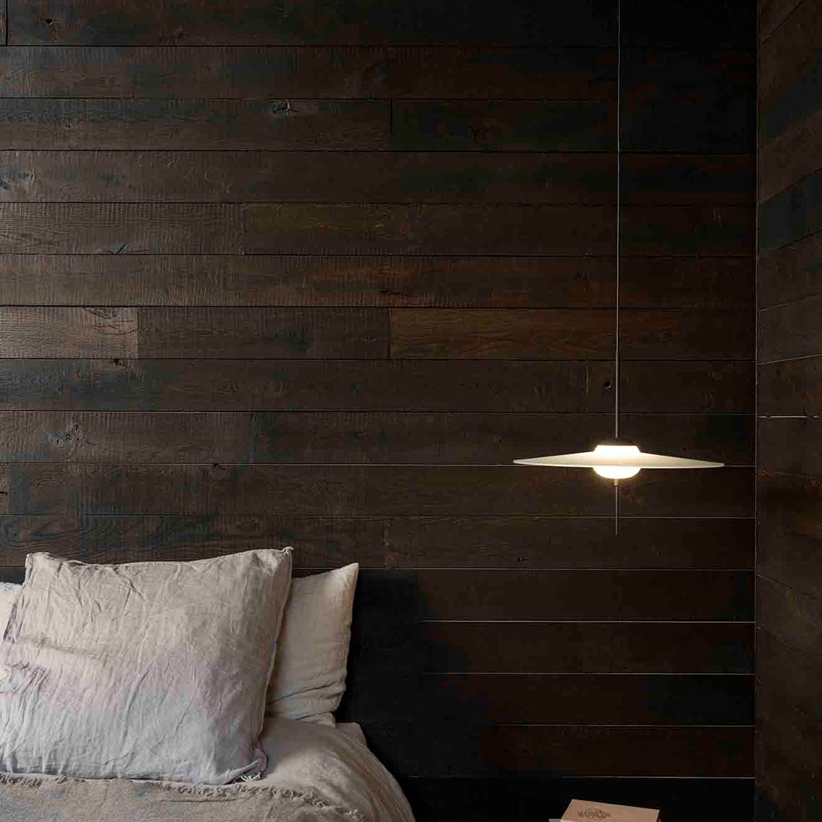 DCW Editions Mono L600 Pendelleuchte Ø: 60 cm Schwarz Modern – exklusive Leuchte, geeignet für Esstisch
