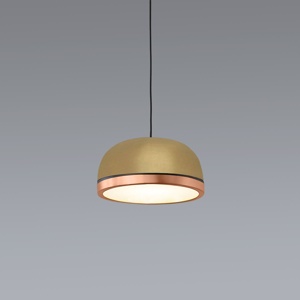 Molly 556.22 Pendelleuchte Ø: 20 cm, Messing, Kupfer Molly 556.22 Pendelleuchte Ø: 20 cm, Messing, Kupfer