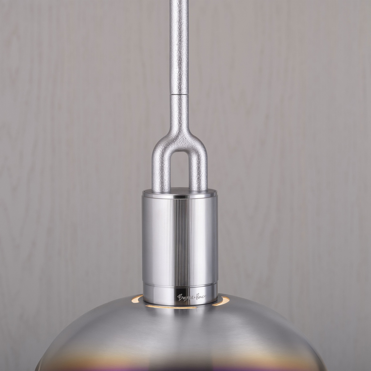 Buster + Punch Forked Shade Pendelleuchte, Medium, Burnt Steel