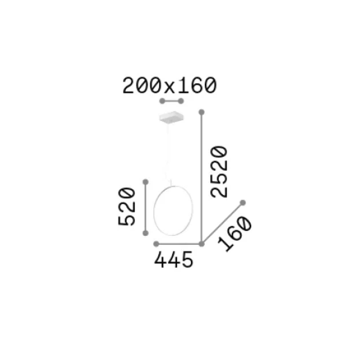 Circus SP d44 Pendelleuchte, L: 44,5 cm
