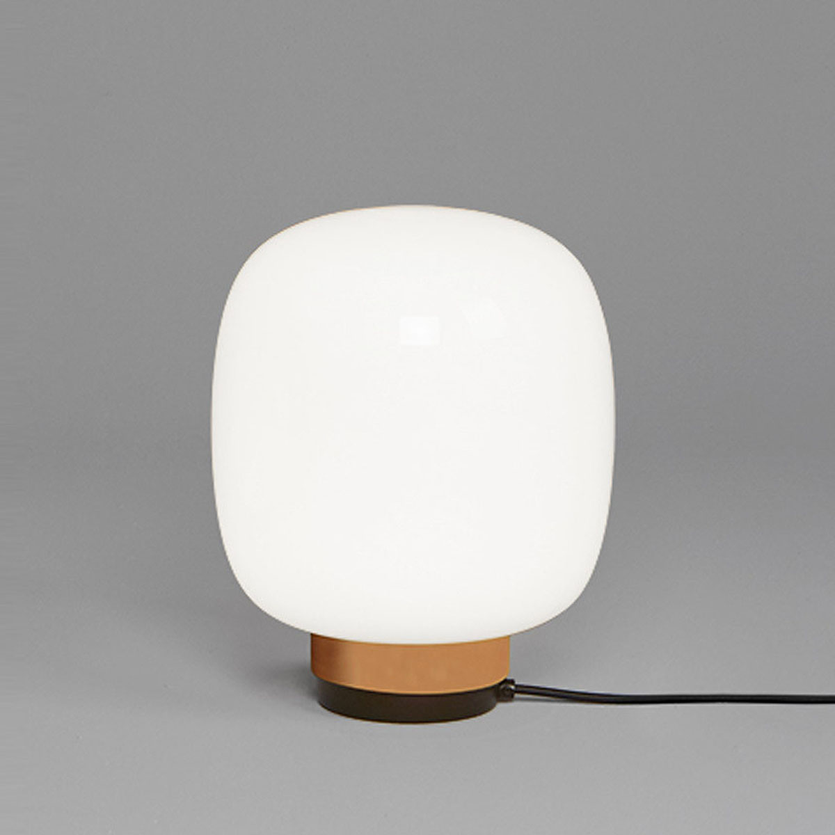 Legier 557.32 Tischleuchte, Schwarz & Kupfer, Opalglas