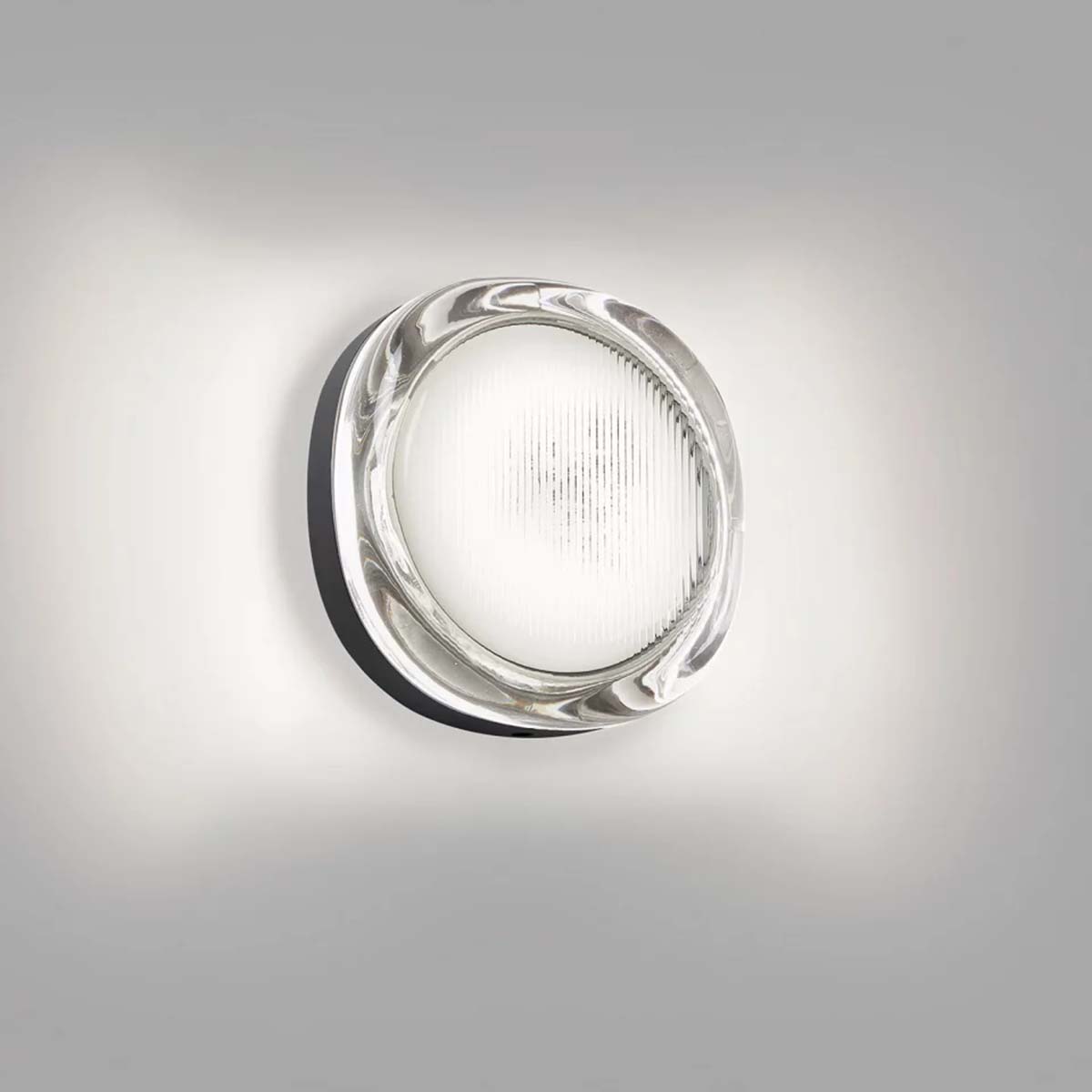 Delta Light Nebbia 20 Wandleuchte, Ø: 20,3 cm, Anthrazit, Extra-Warmweiß 2700K, Phasenabschnittsdimmer Delta Light Nebbia 20 Wandleuchte, Ø: 20,3 cm, Anthrazit, Warmweiß 3000K, DALI dimmbar