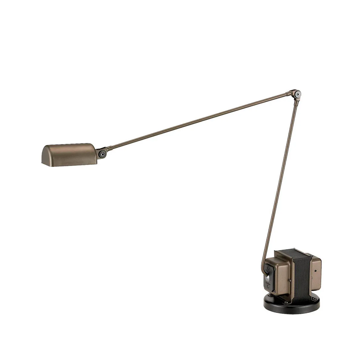 Daphine LED Tischleuchte, H: 45 cm, Bronze metallic, Extra-Warmweiß 2700K