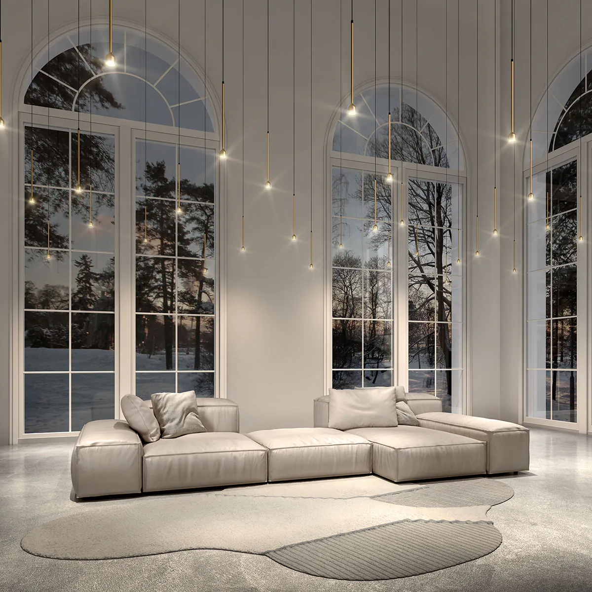 Hail Pendelleuchte Ø: 3,4 cm, Schwarz matt, Warmweiß 3000K