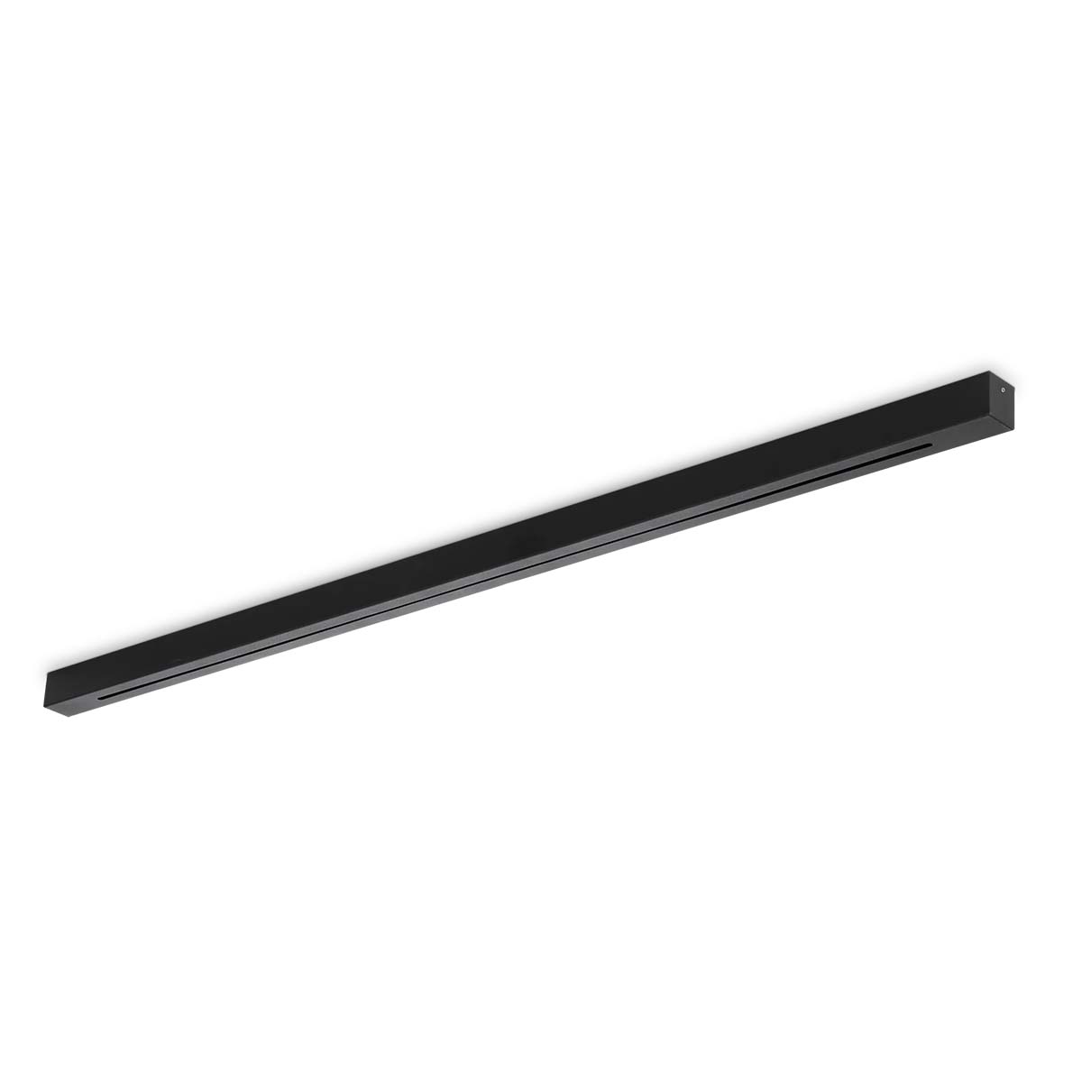 Baldachin Rosone lineare all in 6, 120 x 4 x 3,5 cm, Schwarz Lampen Baldachin länglich all in 6-fach, 120 x 4 x 3,5 cm, Schwarz