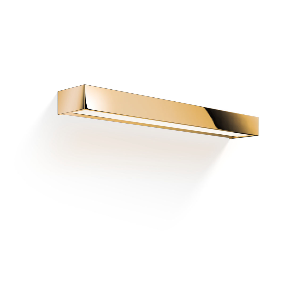 Box 60 N LED Wandleuchte Bad, Gold, B: 60 cm, Extra-Warmweiß 2700K