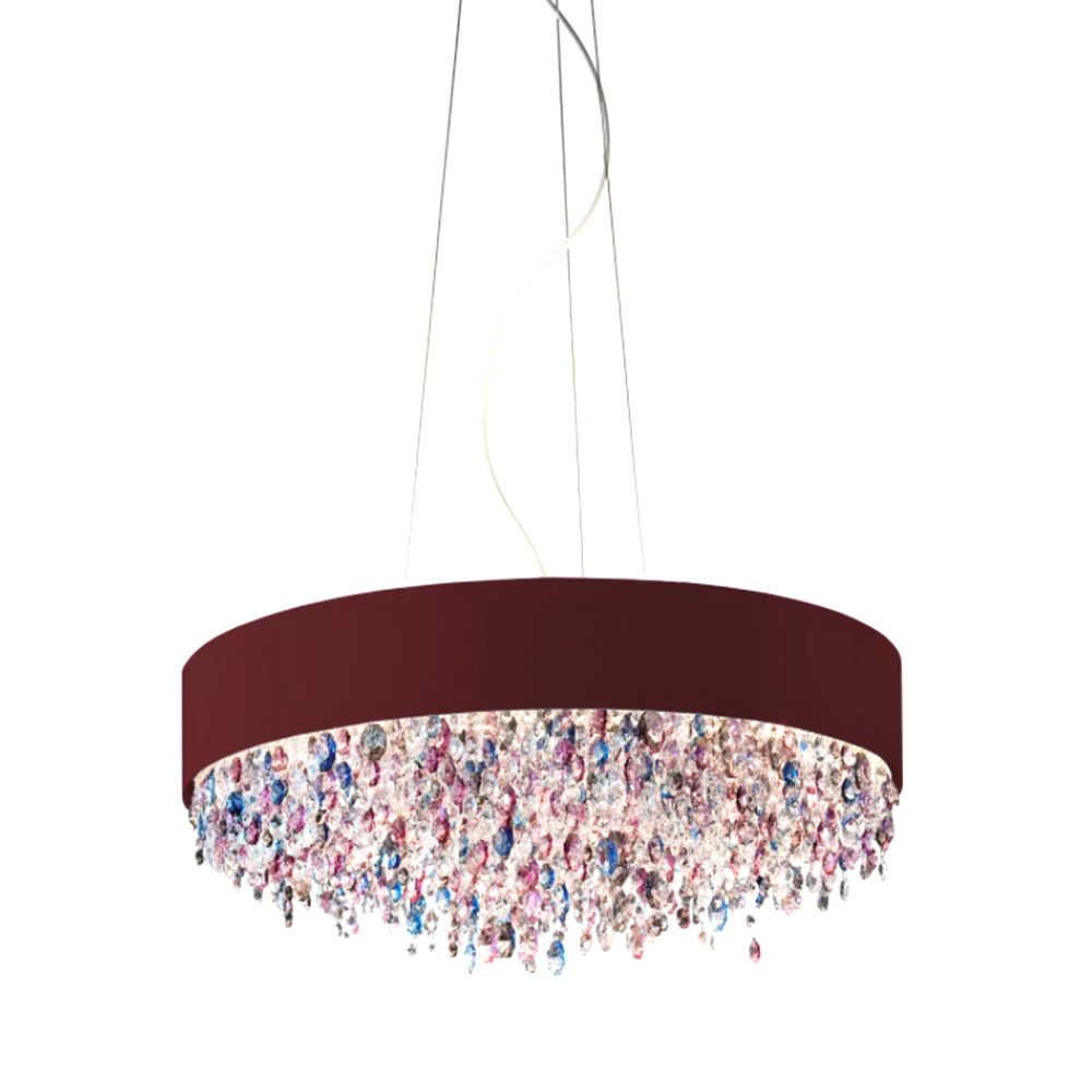 Olà S12 120 Pendelleuchte, Oxidrot, Ø: 120 cm, Retrofit Olà S12 120 Pendelleuchte, Oxidrot, Ø: 120 cm, LED-Modul