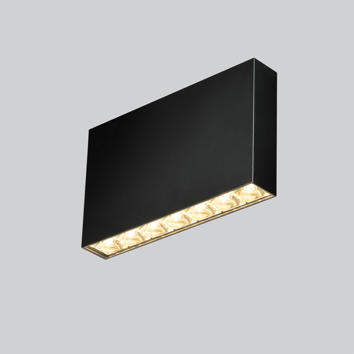 fbl-23 Aufbaustrahler, B: 16,3 cm, H: 11,7 cm, Schwarz matt, Extra-Warmweiß 2700K, Spot 12°, Phase Cut fbl-23 Aufbaustrahler, B: 16,3 cm, H: 11,7 cm, Schwarz matt, Warmweiß 3000K, Flood 45°, DALI