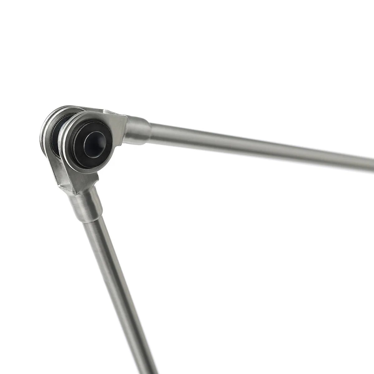 Daphine LED Tischleuchte, H: 45 cm, Nickel gebürstet, Extra-Warmweiß 2700K