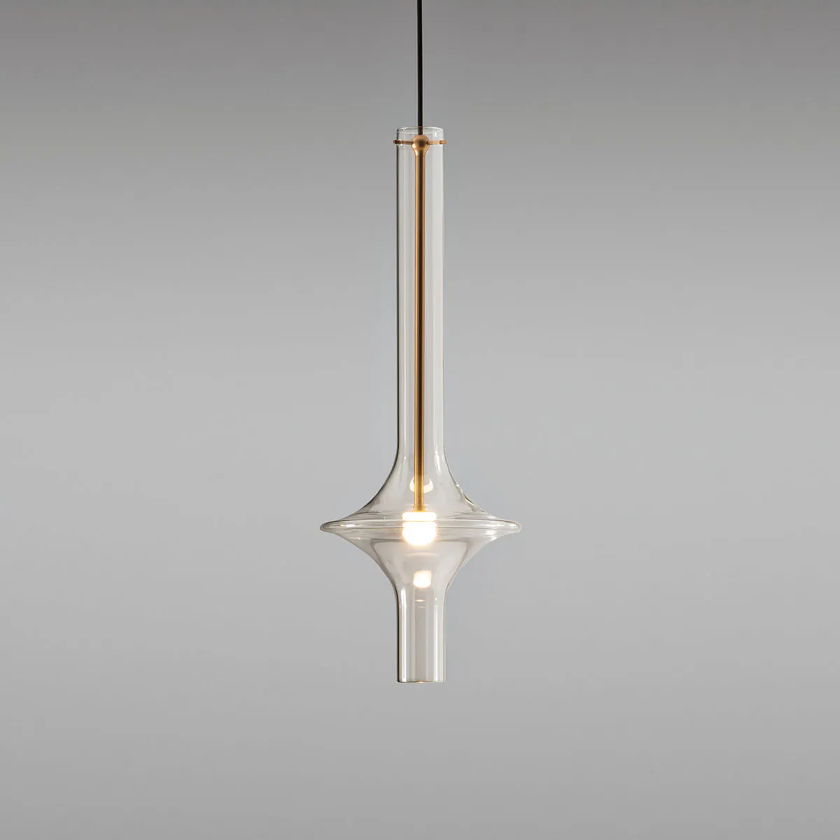 Wonder 1504-21 Pendelleuchte, Gold, Medium, Transparent