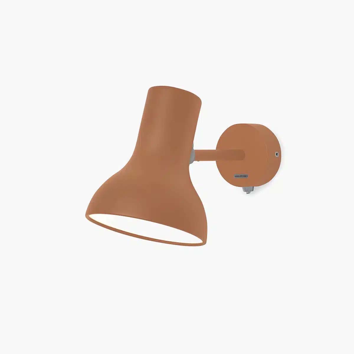 Anglepoise Type 75 Mini Wandleuchte Margaret Howell Edition in Sienna als stilvolle Wandleuchte in Siena-Braun mit zeitloser Silhouette für wohnliche Akzentbeleuchtung