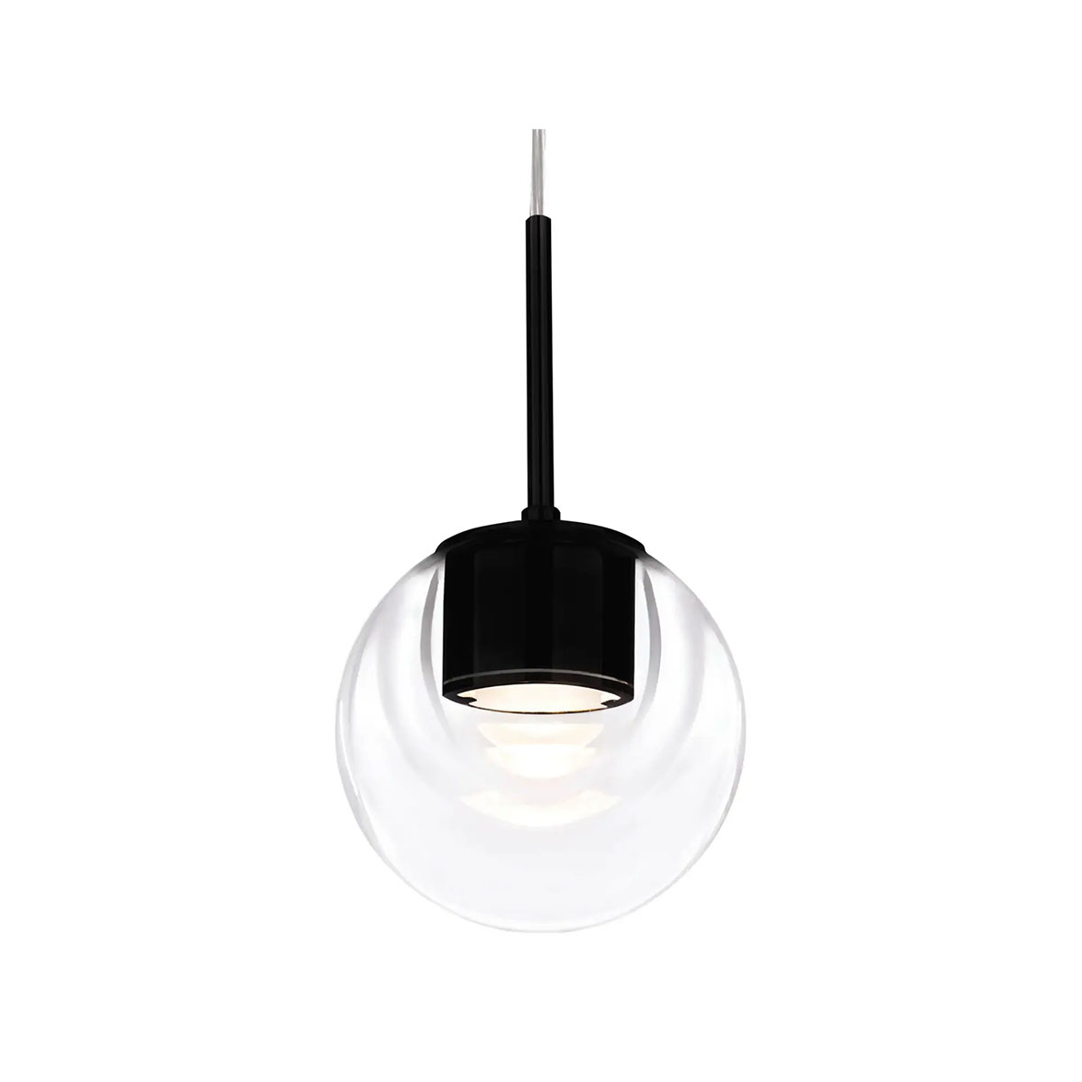Dew Pendelleuchte, Ø: 11 cm, Schwarz, 1-flammig