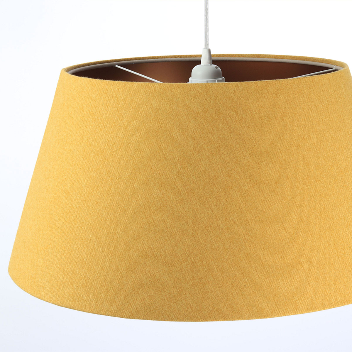 Pendelleuchte Ravena Ø: 50 cm,  Gelb, Kupfer