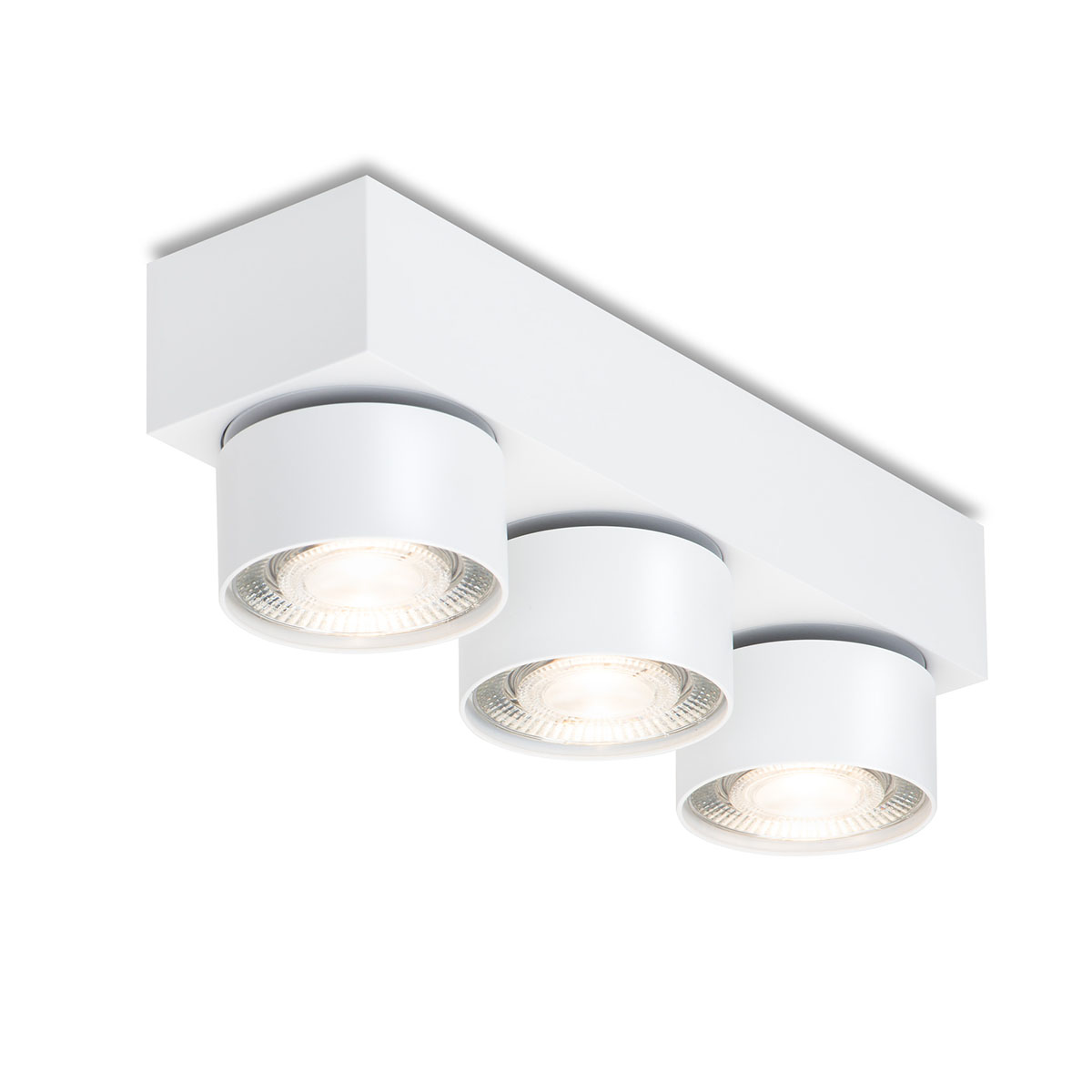 Wittenberg 4.0, wi4-ab-3e Aufbaustrahler, Weiß matt, Extra-Warmweiß 2700K, Spot 12°, Phase Cut Wittenberg 4.0, wi4-ab-3e Aufbaustrahler, Weiß matt, Warmweiß 3000K, Flood 38°, Bluetooth