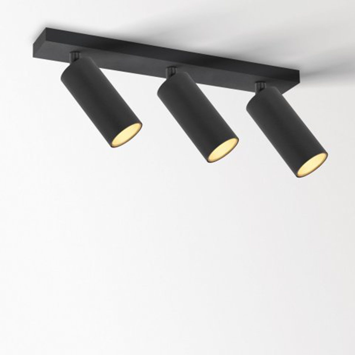 DeltaLight SPY 52 ON 3 93020 DIM8 Aufbaustrahler, Ø: 5,2 cm, L: 12 cm Schwarz, Warmweiß 3000K, 20° Schwarz Flemish Gold Modern & neutral – hochwertige für Flur schwenkbar & drehbar