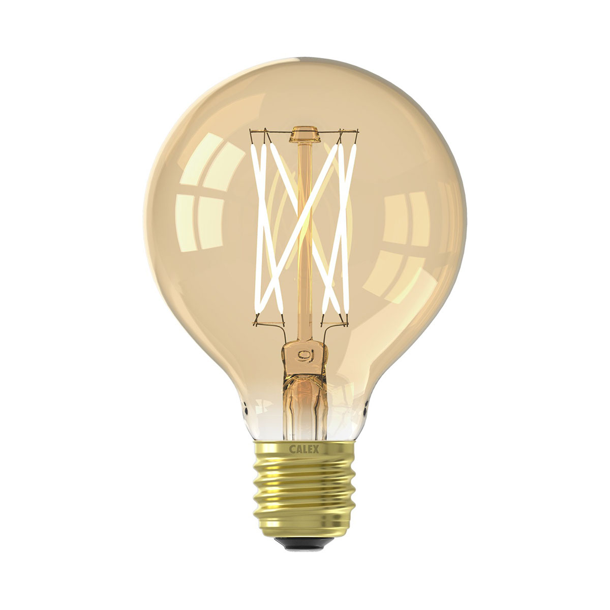 Globe LED Filament Lampe G80 4W E27 gold dimmbar Globe LED Filament Lampe G80 4W E27 gold dimmbar