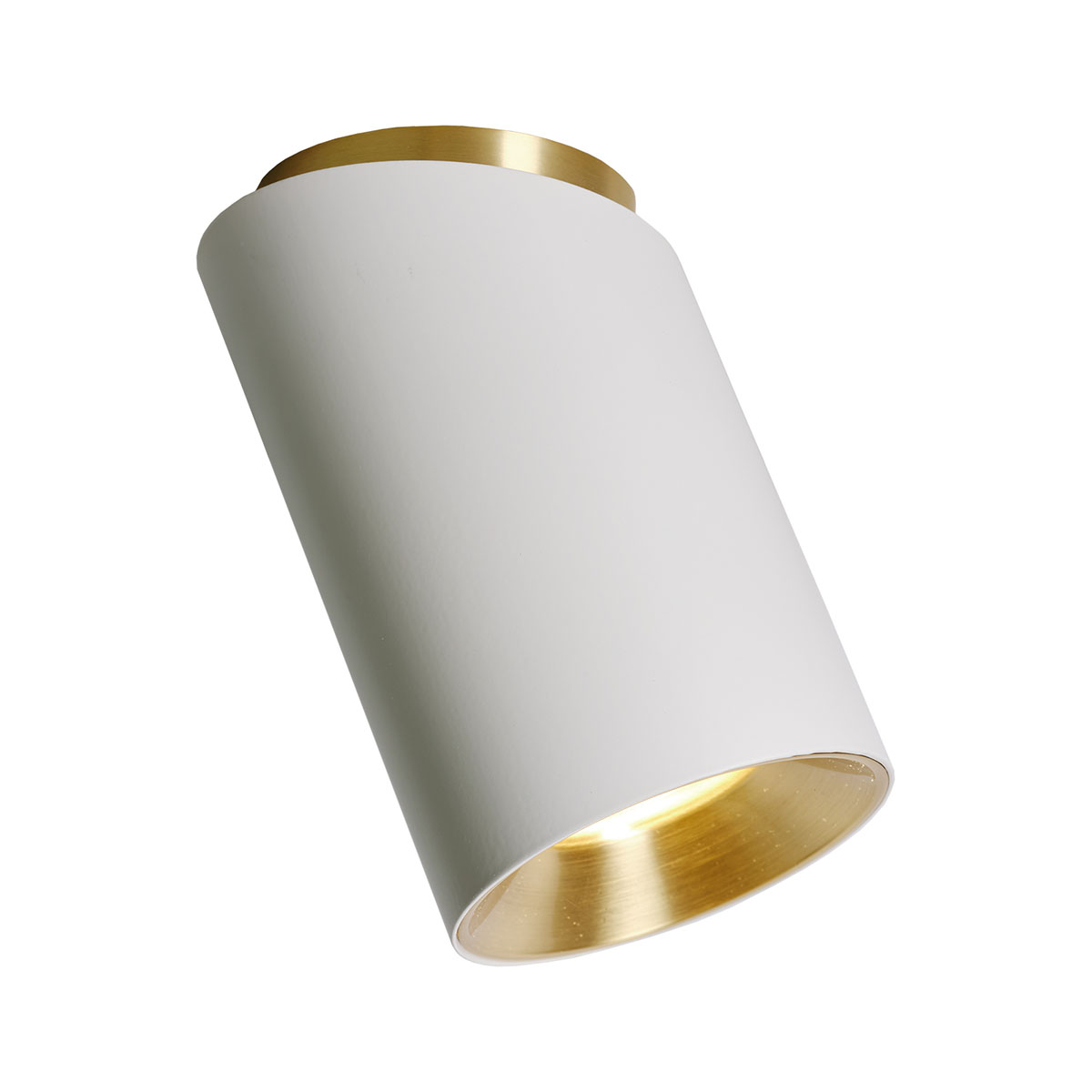 Tobo C85 Diag Deckenleuchte, Ø: 8,5 cm, H: 14,6 cm Weiß – exklusive Designerleuchte des Herstellers DCW Editions